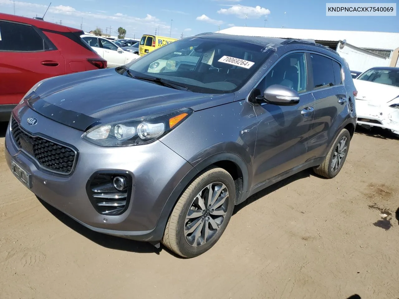 KNDPNCACXK7540069 2019 Kia Sportage Ex