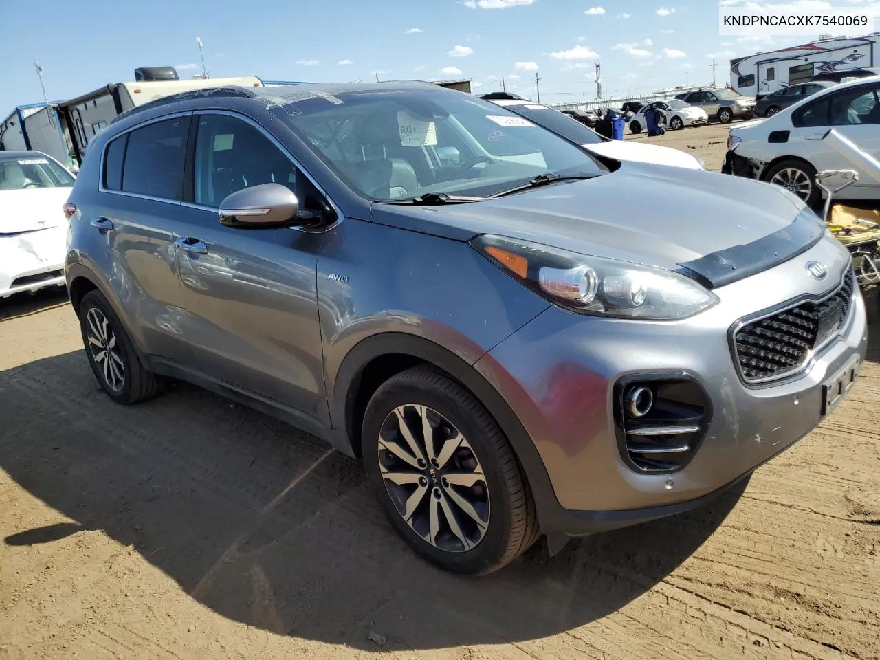 KNDPNCACXK7540069 2019 Kia Sportage Ex