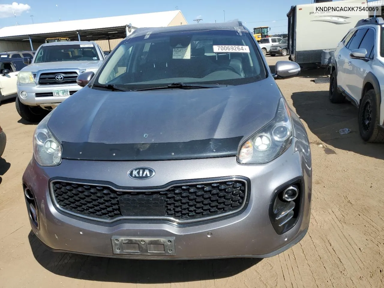 2019 Kia Sportage Ex VIN: KNDPNCACXK7540069 Lot: 70069264