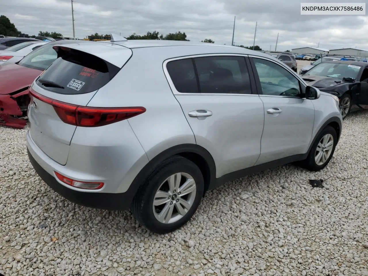 KNDPM3ACXK7586486 2019 Kia Sportage Lx