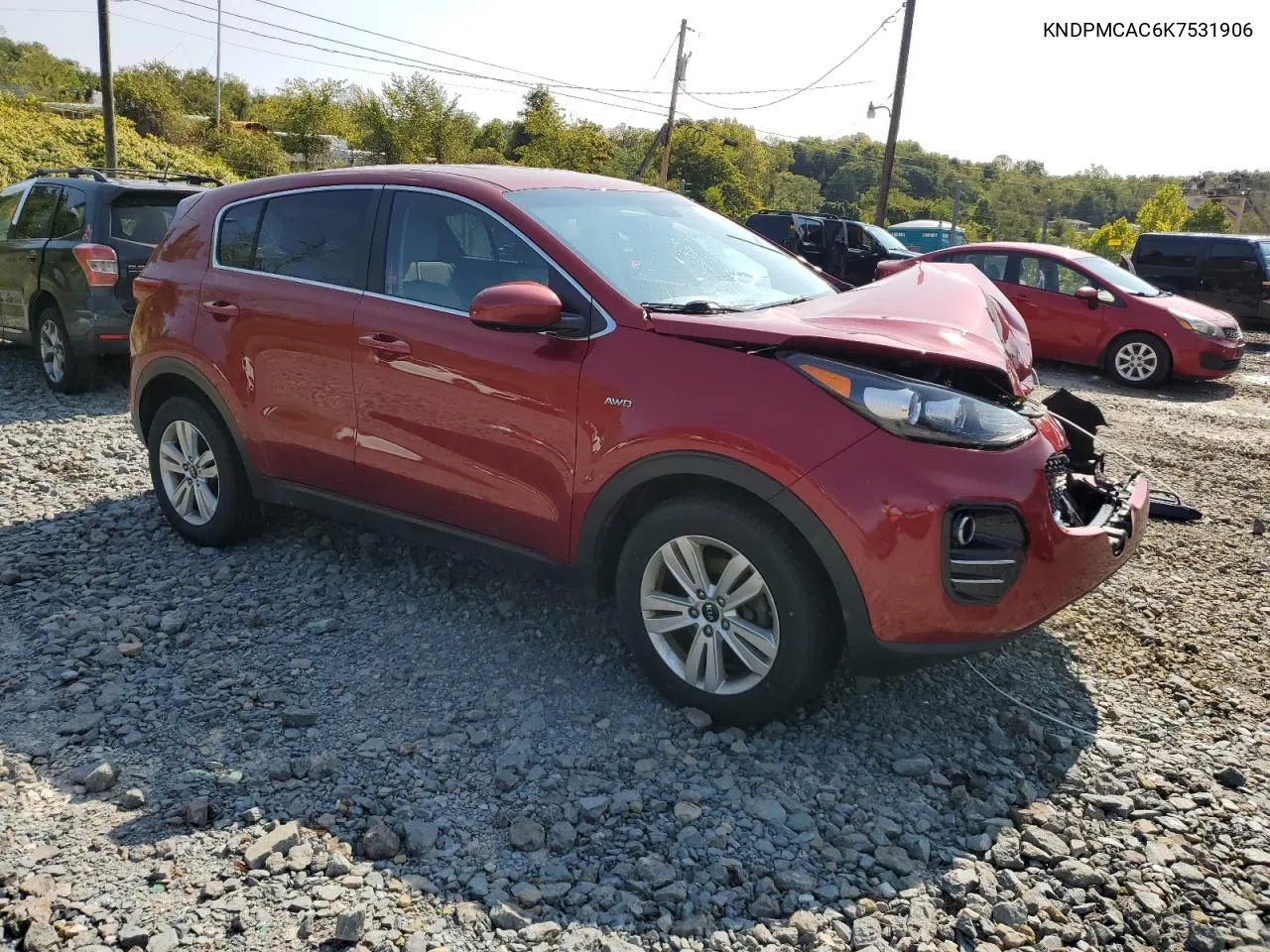 KNDPMCAC6K7531906 2019 Kia Sportage Lx