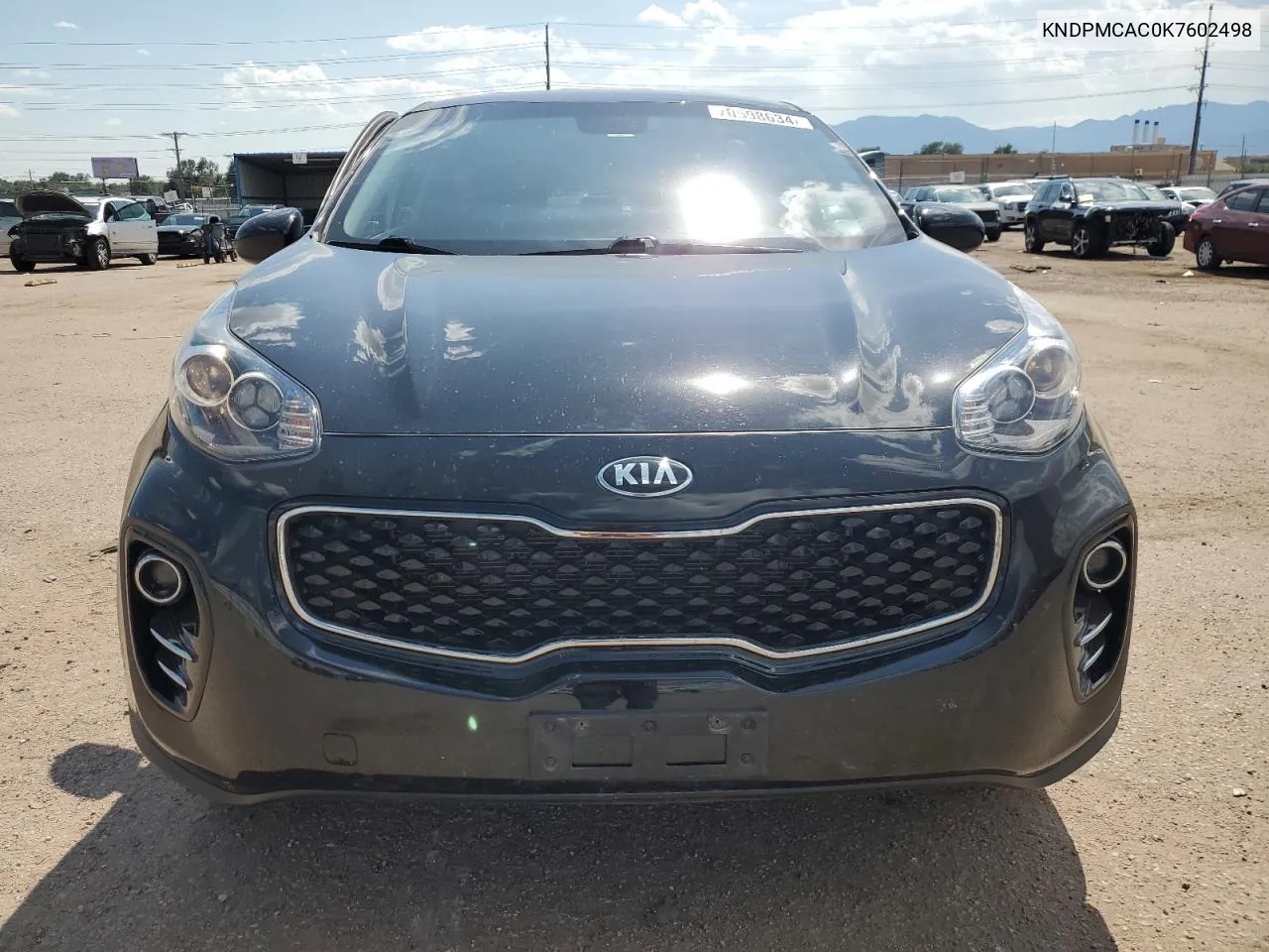 2019 Kia Sportage Lx VIN: KNDPMCAC0K7602498 Lot: 70598634