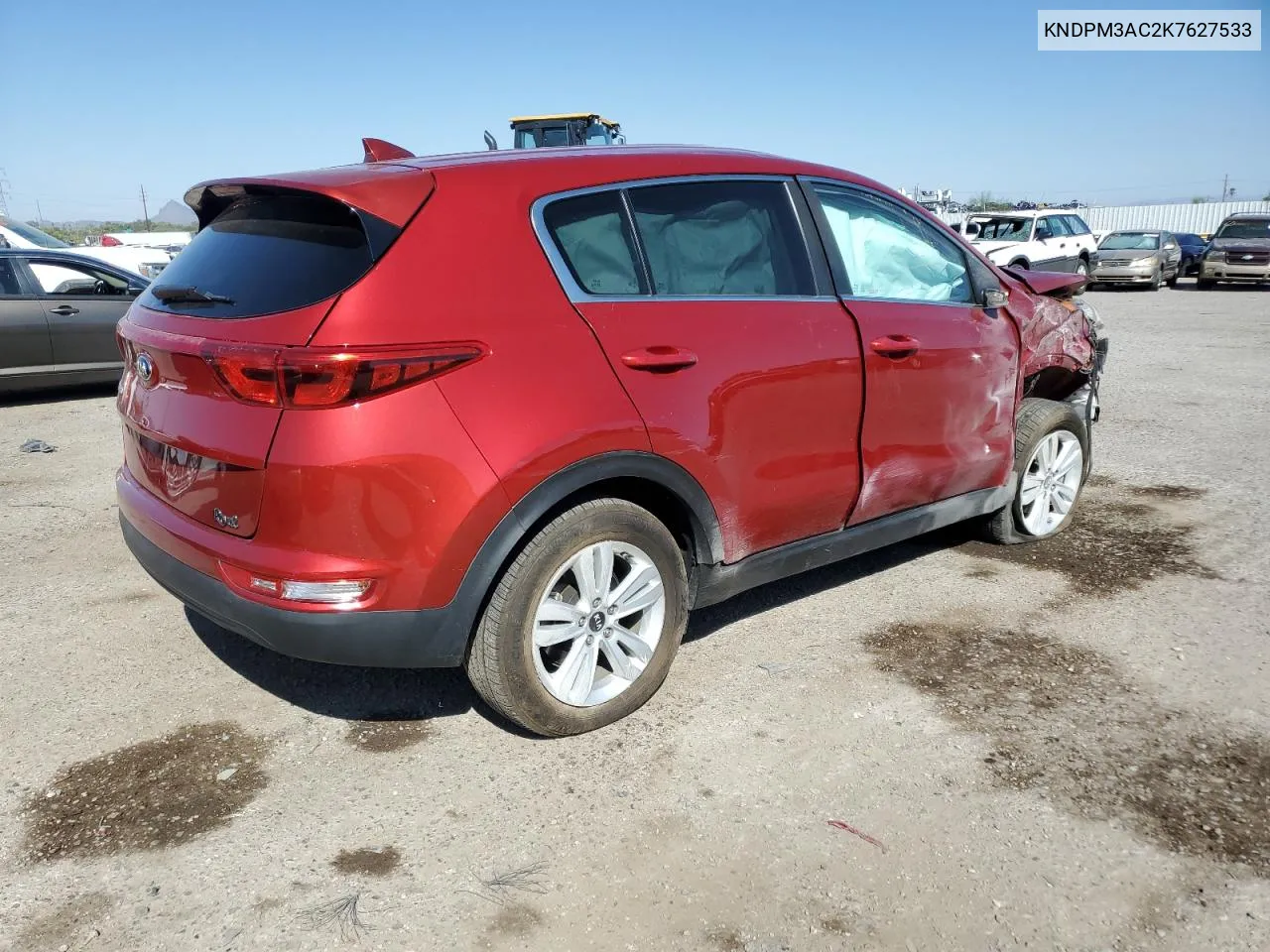 2019 Kia Sportage Lx VIN: KNDPM3AC2K7627533 Lot: 70619704