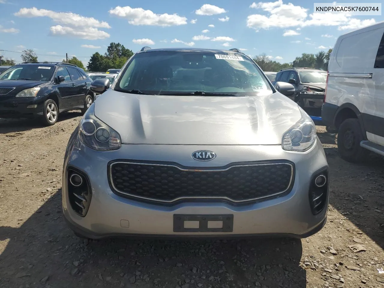 KNDPNCAC5K7600744 2019 Kia Sportage Ex