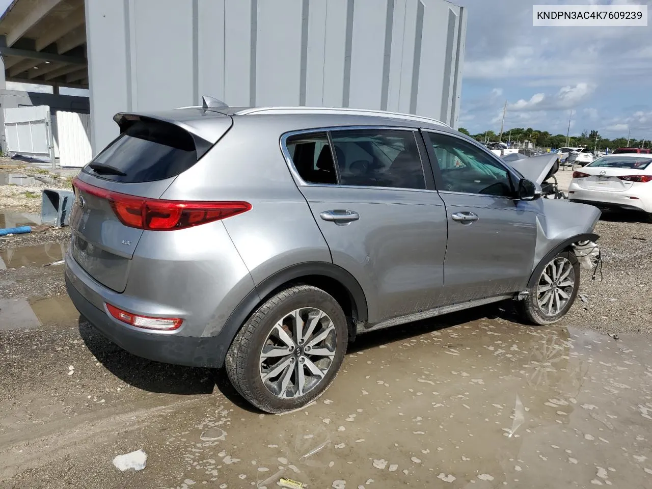 2019 Kia Sportage Ex VIN: KNDPN3AC4K7609239 Lot: 70871134