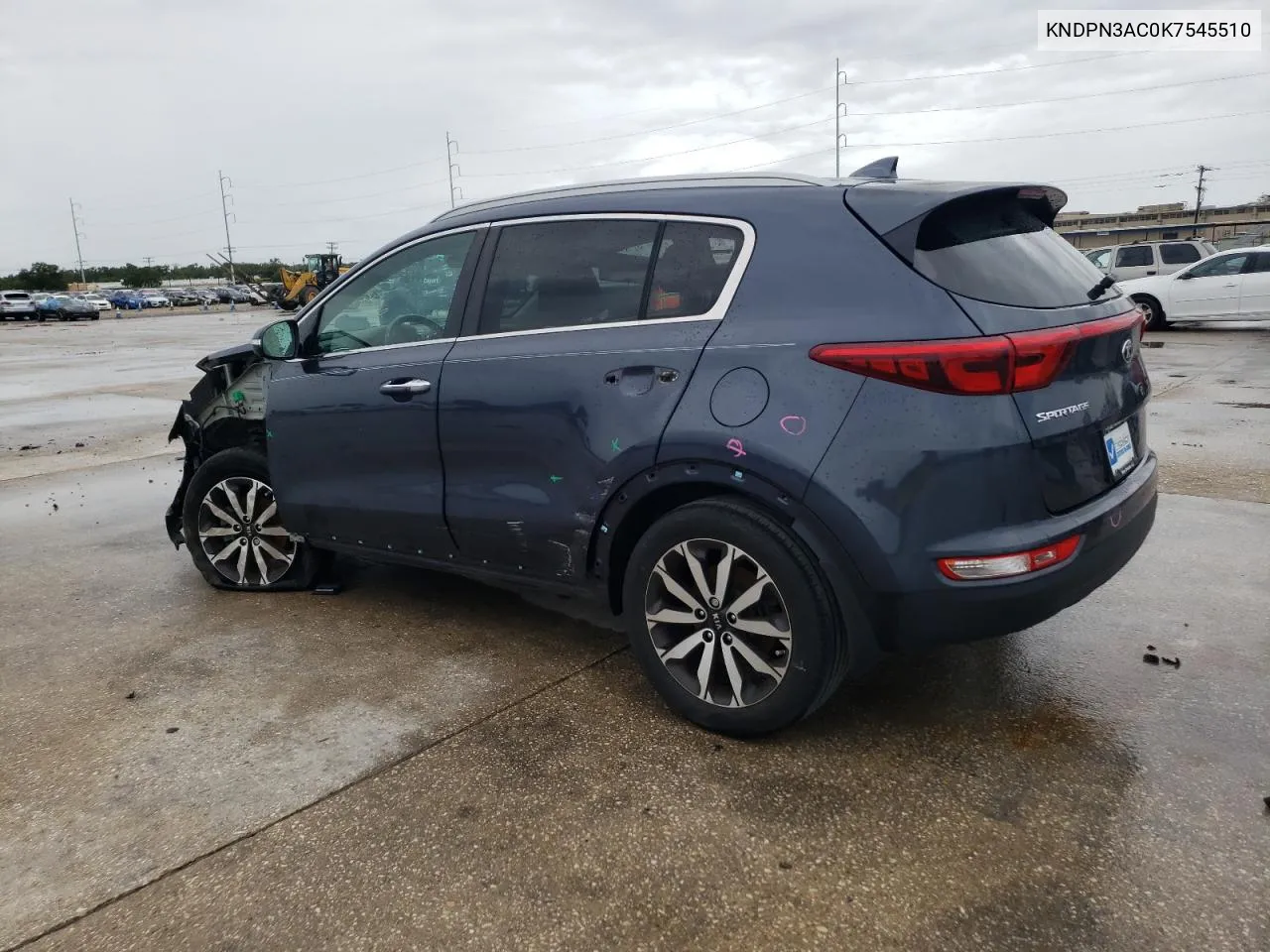 2019 Kia Sportage Ex VIN: KNDPN3AC0K7545510 Lot: 70871394