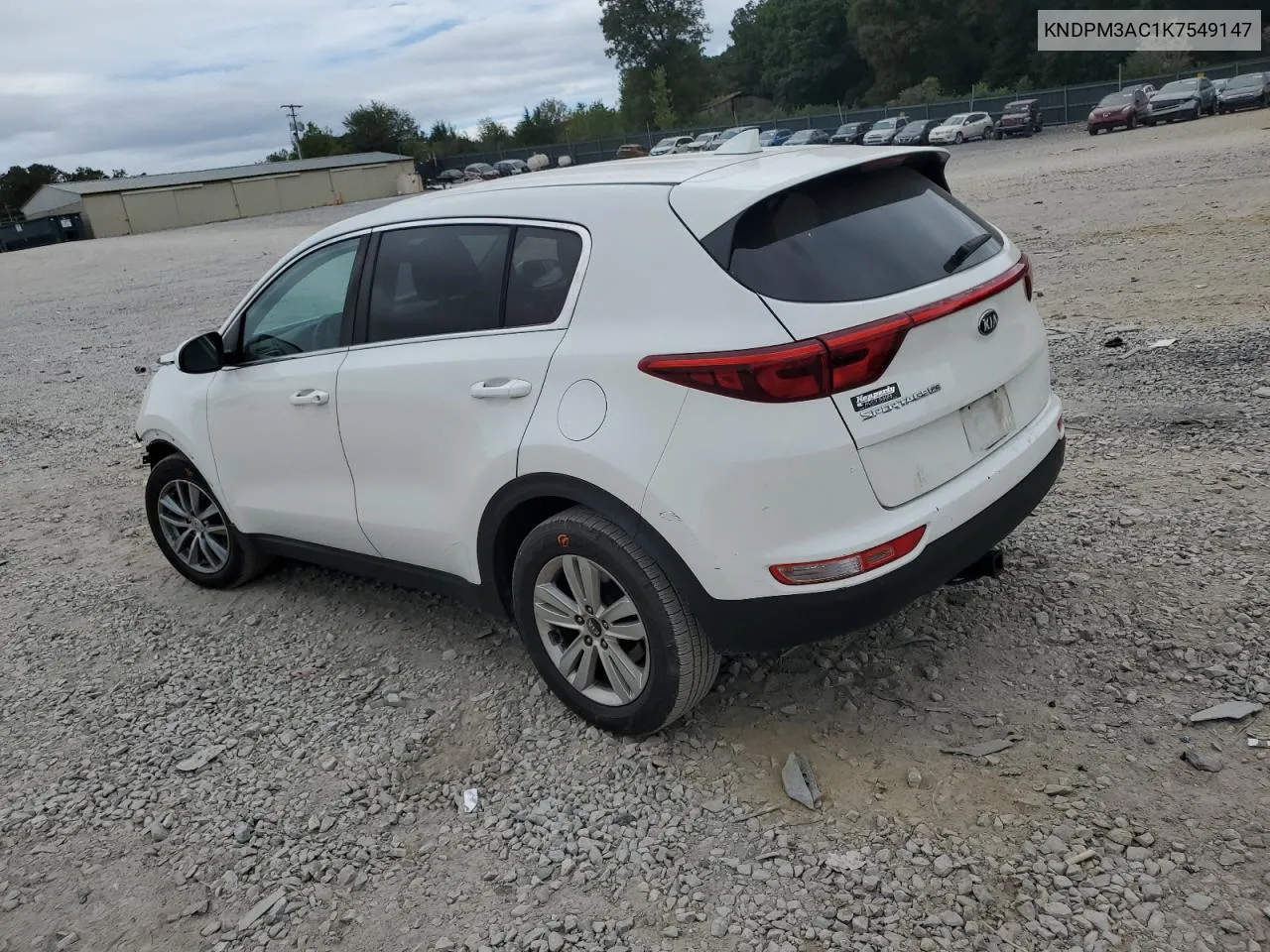 2019 Kia Sportage Lx VIN: KNDPM3AC1K7549147 Lot: 70985394