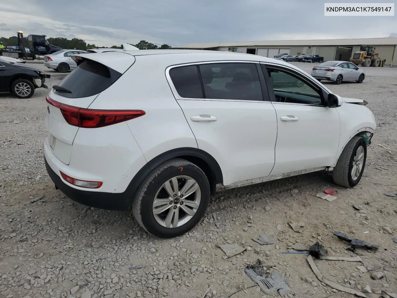 2019 Kia Sportage Lx VIN: KNDPM3AC1K7549147 Lot: 70985394