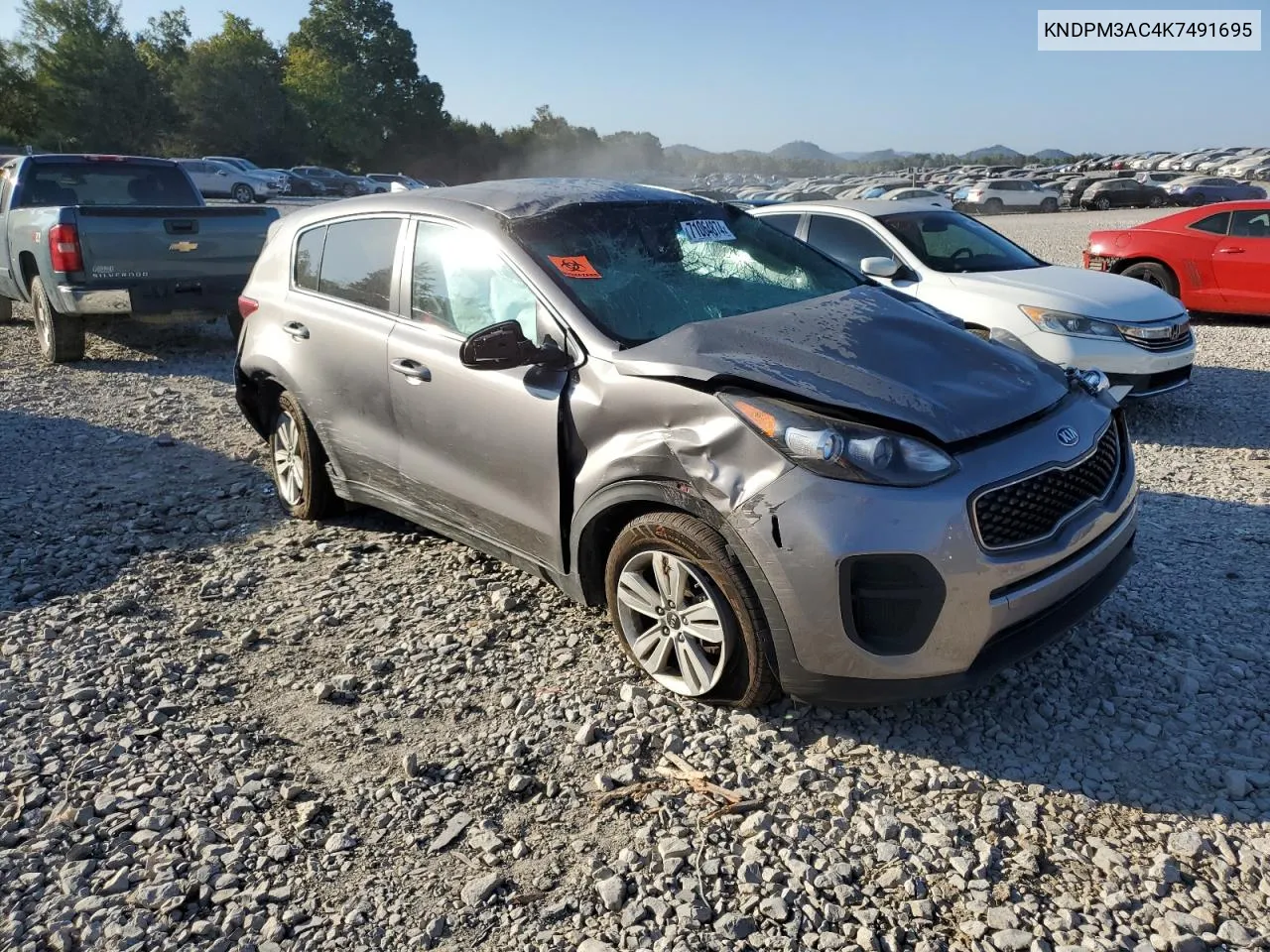 2019 Kia Sportage Lx VIN: KNDPM3AC4K7491695 Lot: 71064874