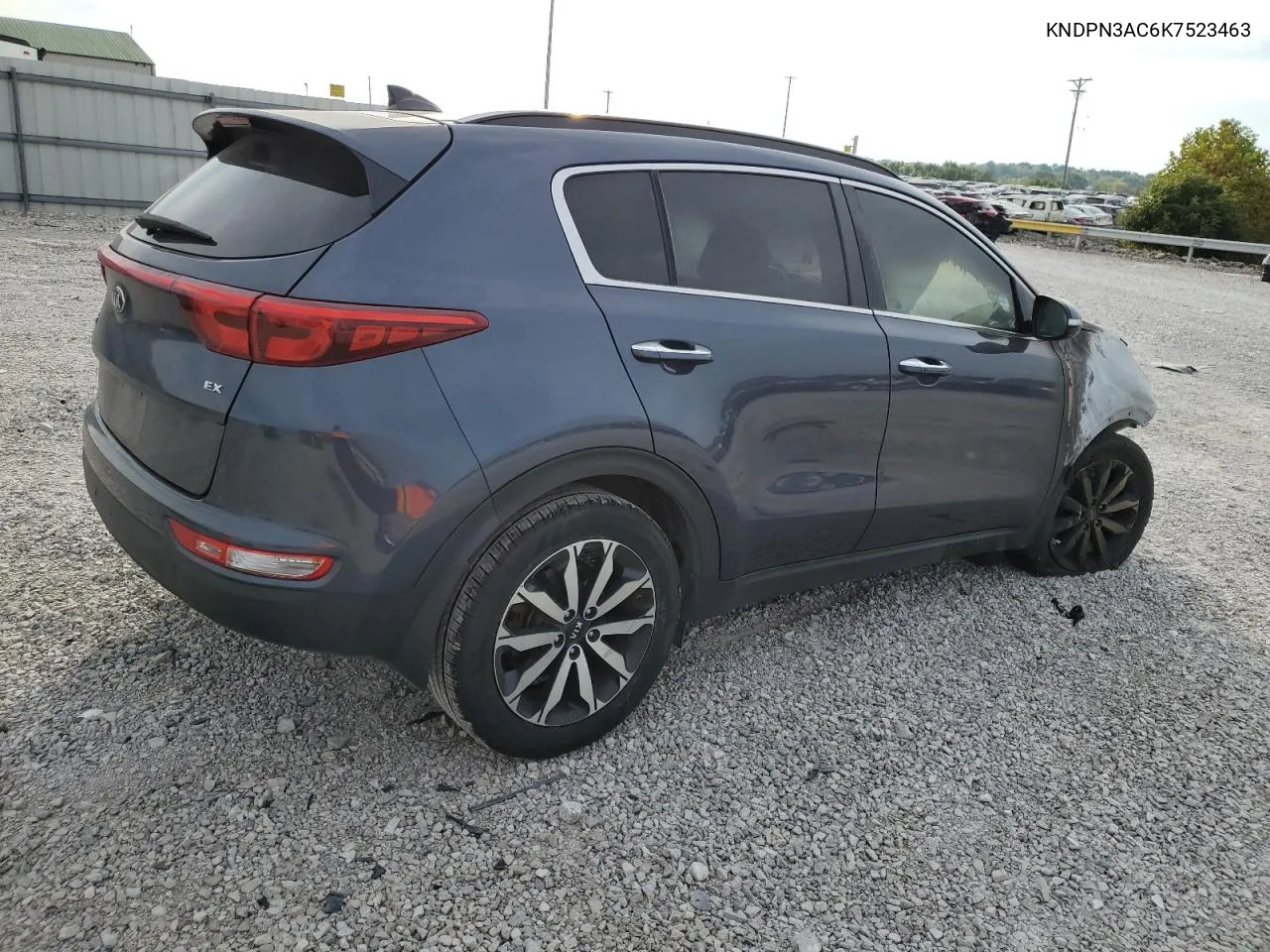 2019 Kia Sportage Ex VIN: KNDPN3AC6K7523463 Lot: 71124954