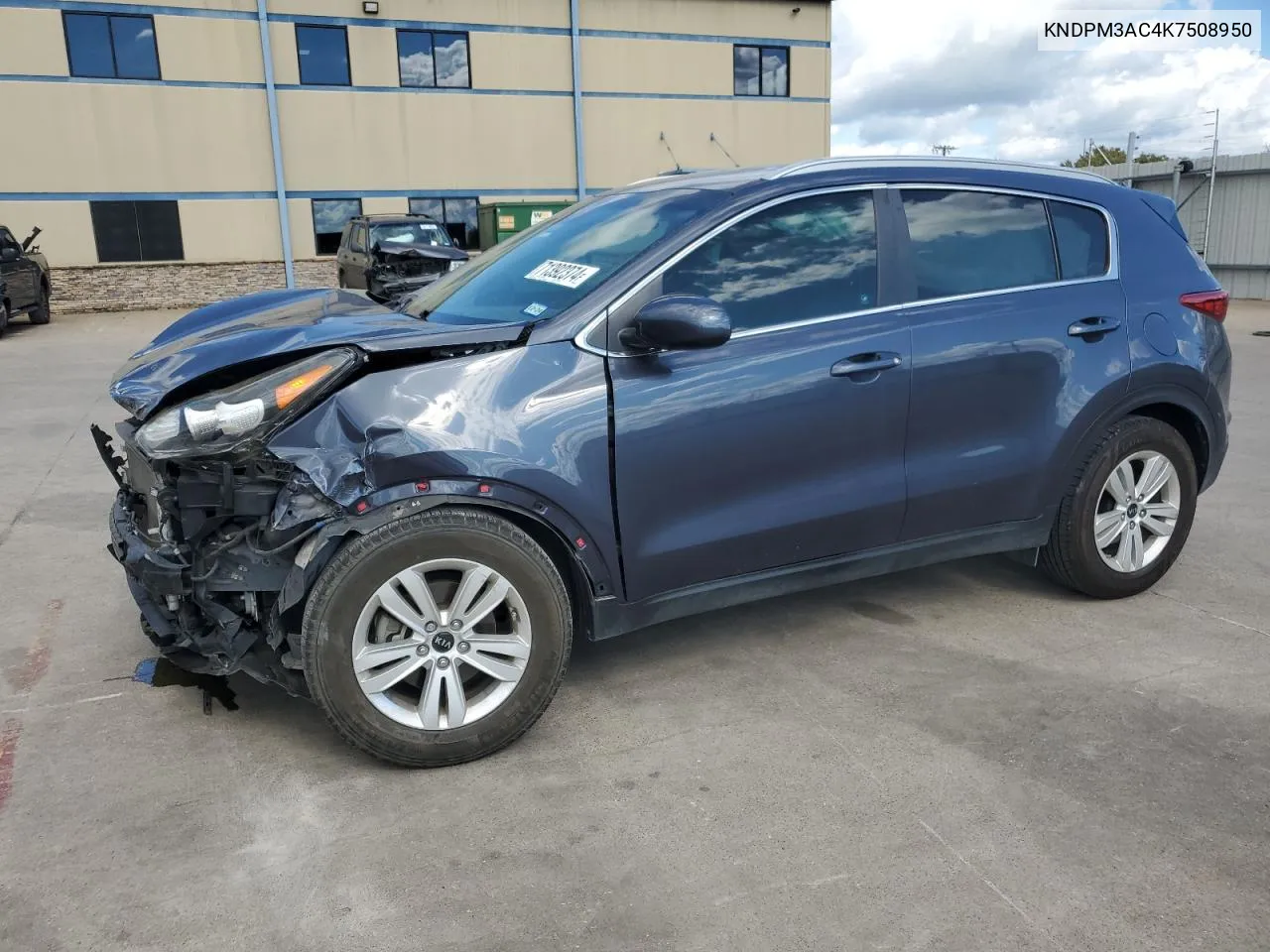 2019 Kia Sportage Lx VIN: KNDPM3AC4K7508950 Lot: 71392374