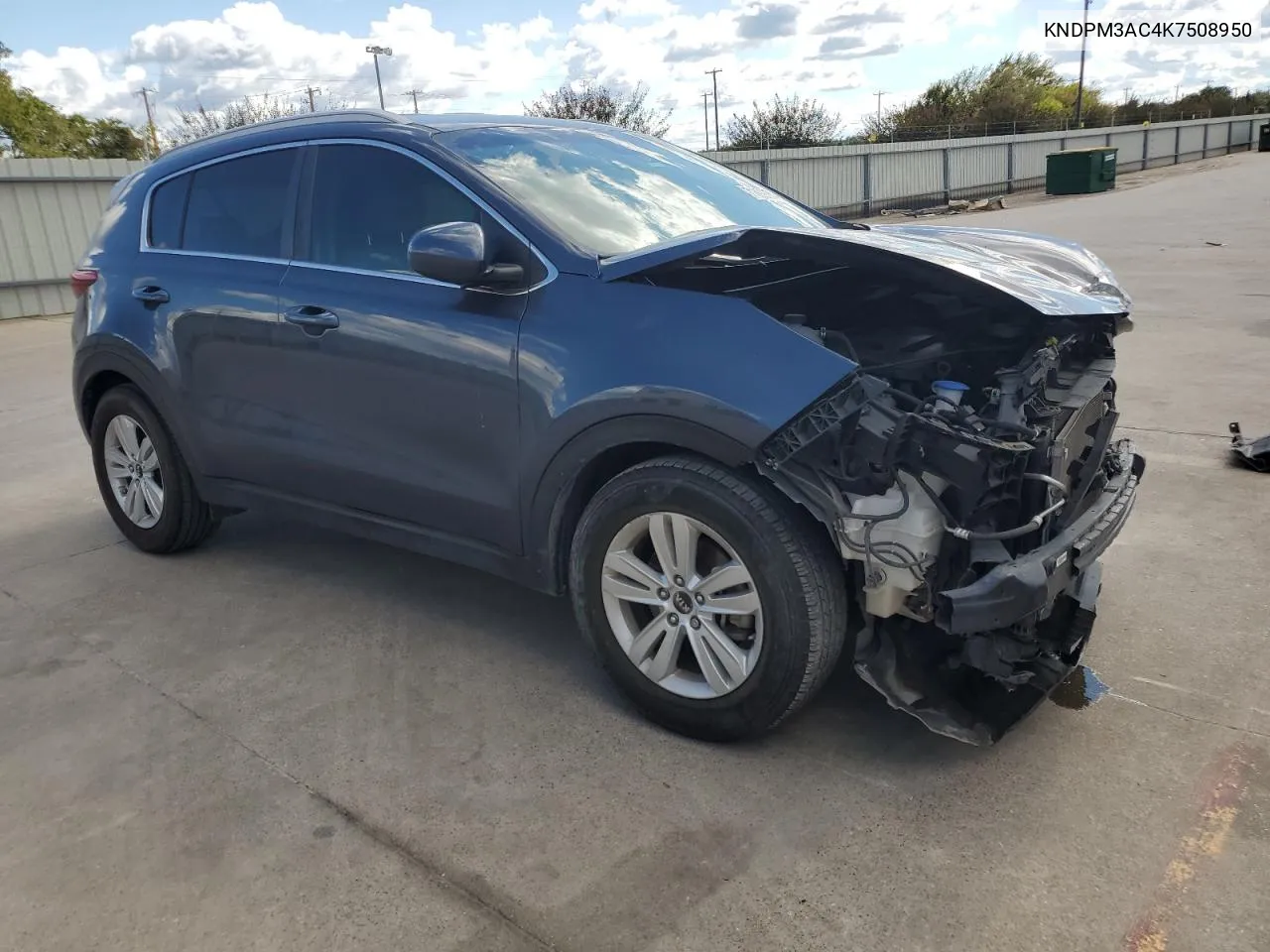 2019 Kia Sportage Lx VIN: KNDPM3AC4K7508950 Lot: 71392374