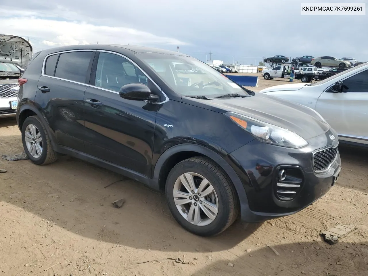 2019 Kia Sportage Lx VIN: KNDPMCAC7K7599261 Lot: 71413084