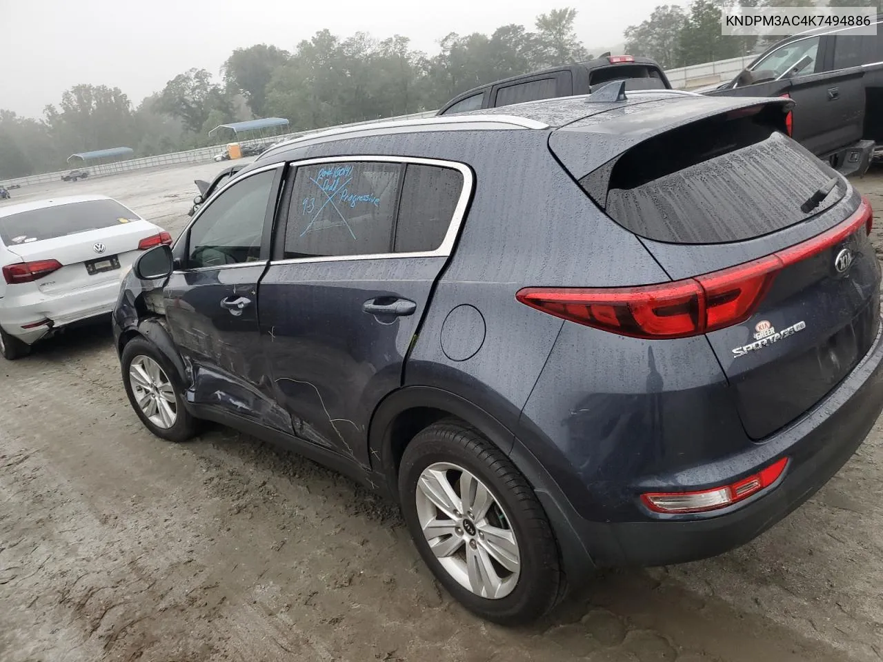 2019 Kia Sportage Lx VIN: KNDPM3AC4K7494886 Lot: 71567704