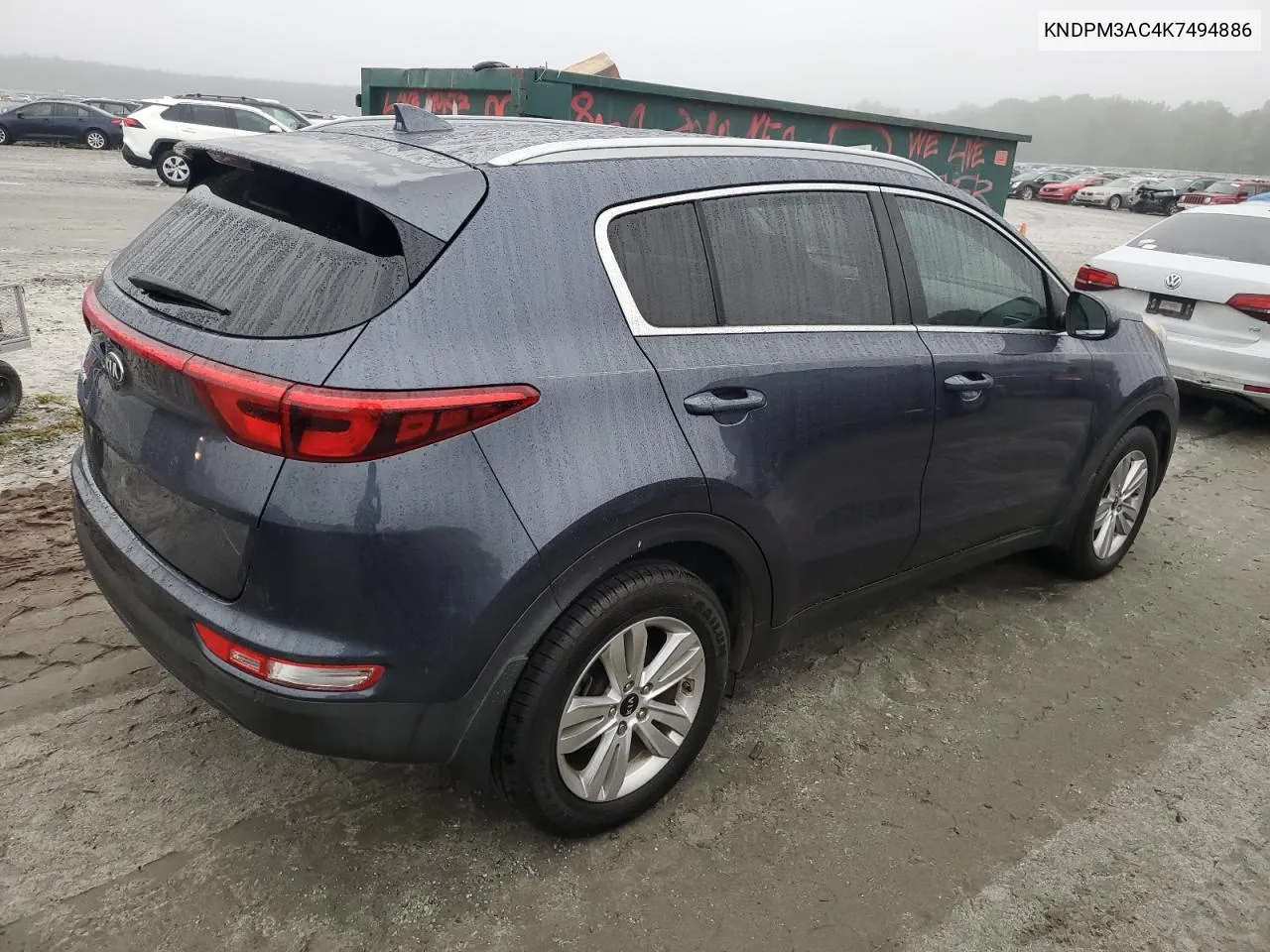 2019 Kia Sportage Lx VIN: KNDPM3AC4K7494886 Lot: 71567704