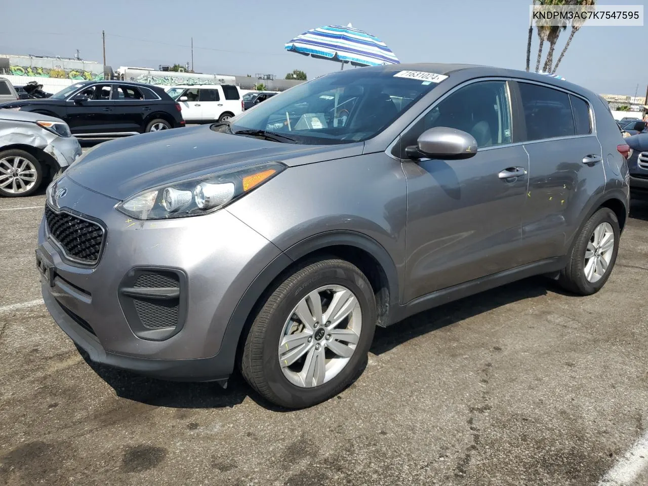 KNDPM3AC7K7547595 2019 Kia Sportage Lx