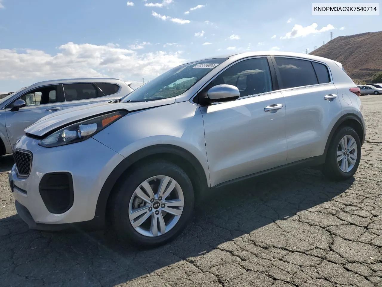 2019 Kia Sportage Lx VIN: KNDPM3AC9K7540714 Lot: 71774904