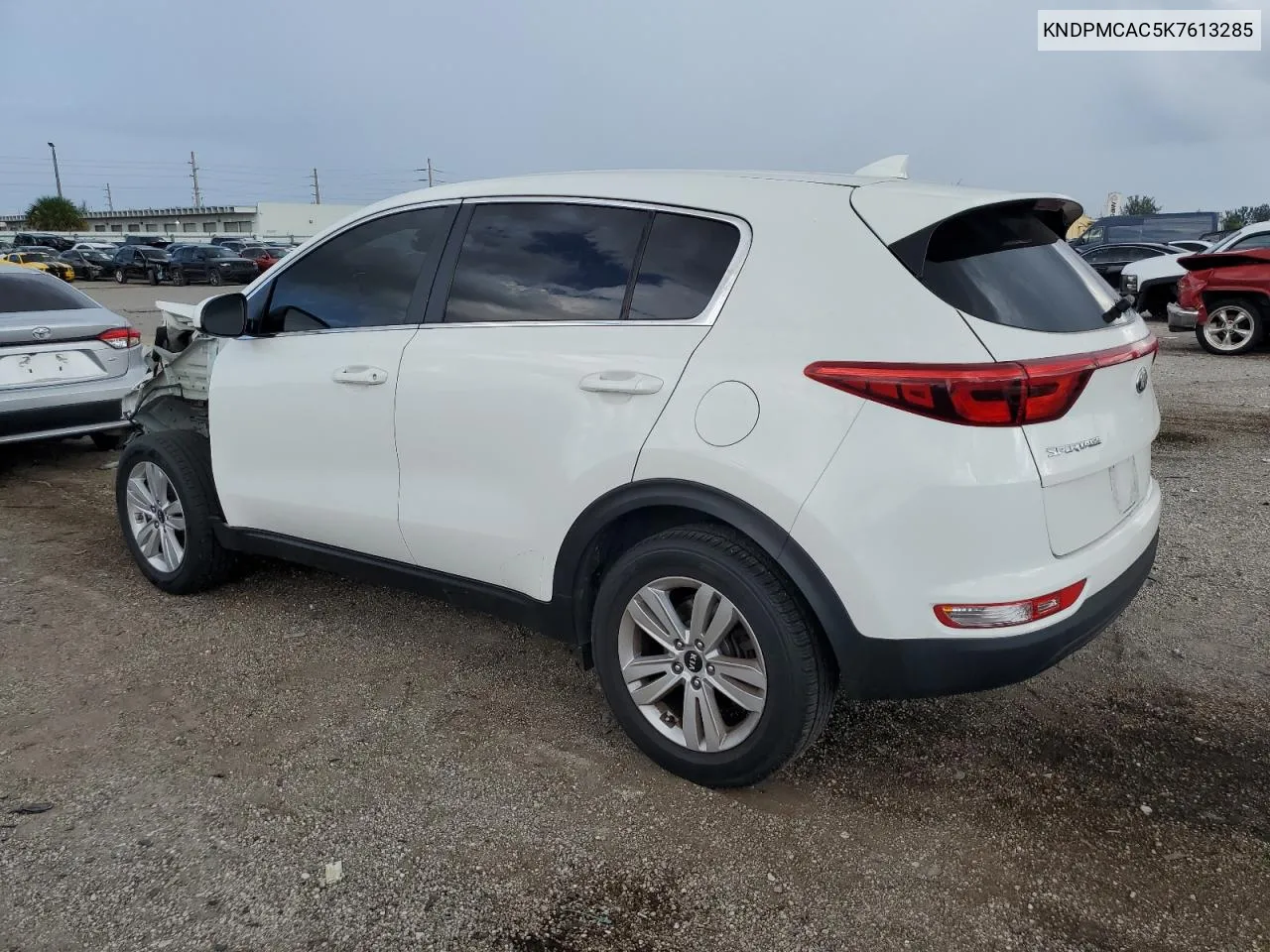 2019 Kia Sportage Lx VIN: KNDPMCAC5K7613285 Lot: 71922154