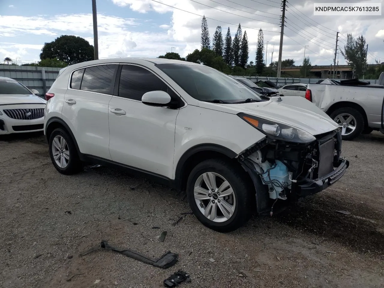 2019 Kia Sportage Lx VIN: KNDPMCAC5K7613285 Lot: 71922154