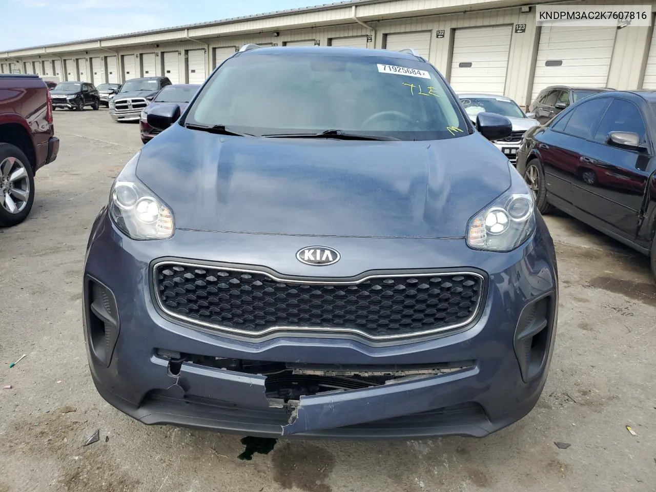 2019 Kia Sportage Lx VIN: KNDPM3AC2K7607816 Lot: 71925684