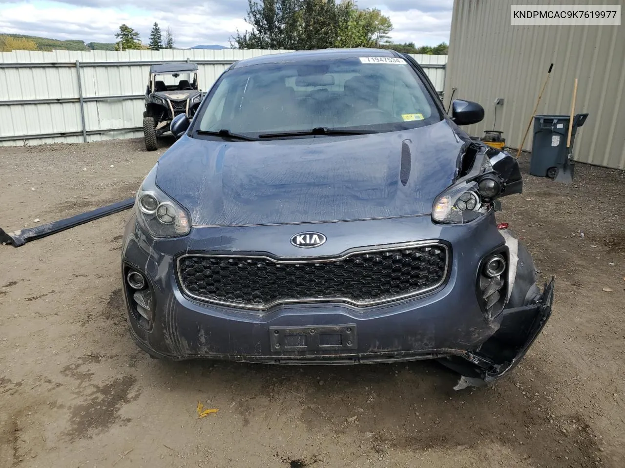 2019 Kia Sportage Lx VIN: KNDPMCAC9K7619977 Lot: 71947534