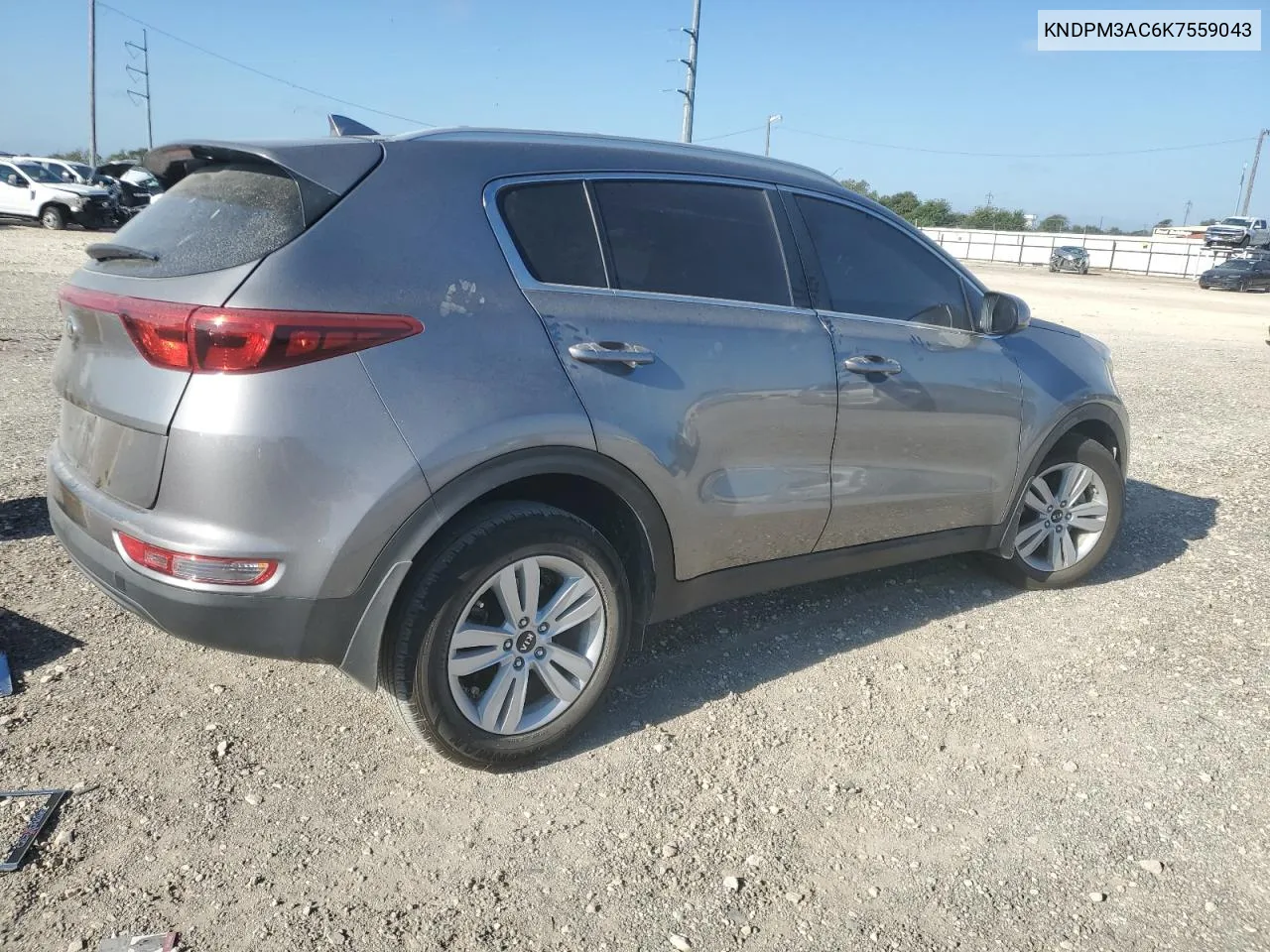 2019 Kia Sportage Lx VIN: KNDPM3AC6K7559043 Lot: 72039484