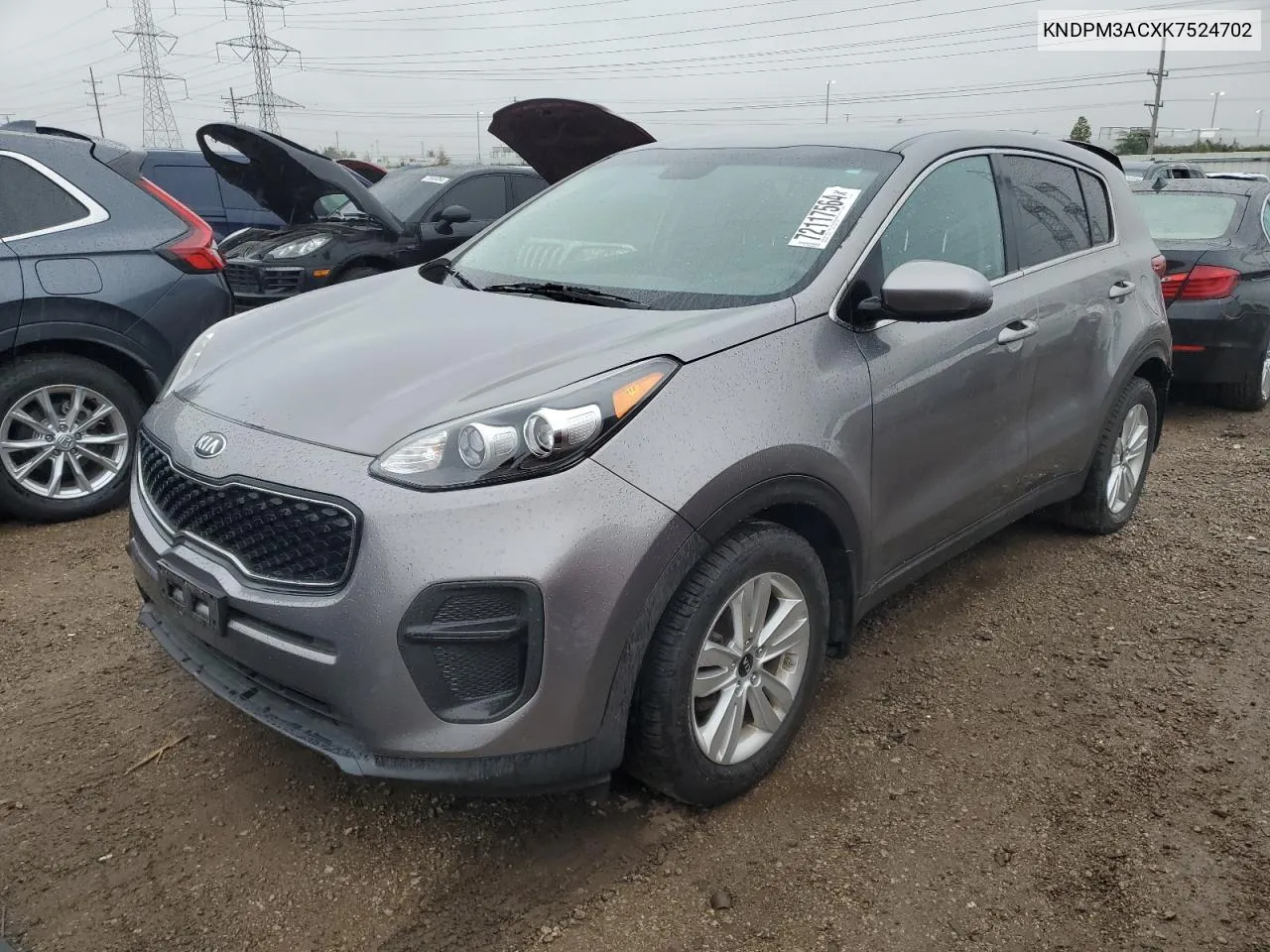 2019 Kia Sportage Lx VIN: KNDPM3ACXK7524702 Lot: 72117564