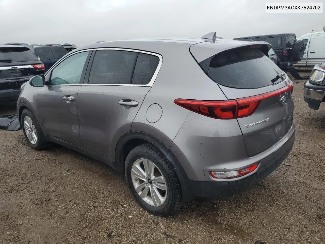 2019 Kia Sportage Lx VIN: KNDPM3ACXK7524702 Lot: 72117564