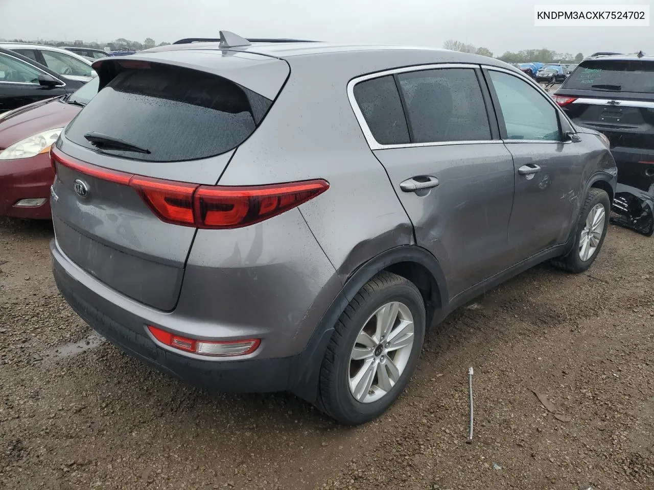 2019 Kia Sportage Lx VIN: KNDPM3ACXK7524702 Lot: 72117564