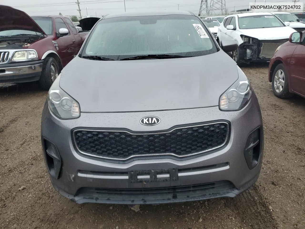 2019 Kia Sportage Lx VIN: KNDPM3ACXK7524702 Lot: 72117564