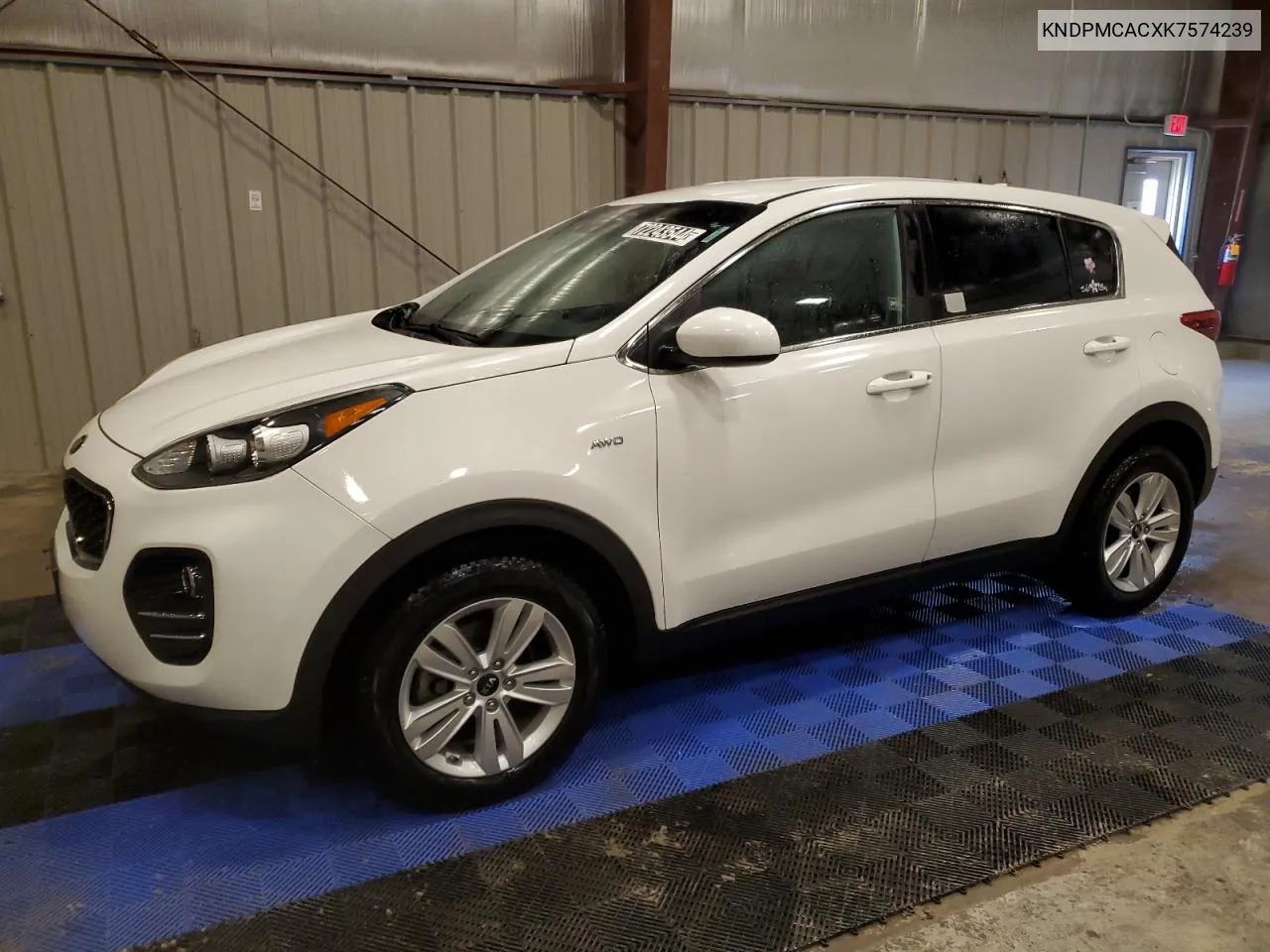 2019 Kia Sportage Lx VIN: KNDPMCACXK7574239 Lot: 72243544