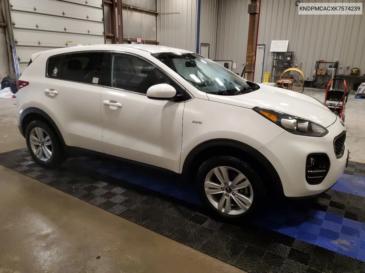 2019 Kia Sportage Lx VIN: KNDPMCACXK7574239 Lot: 72243544