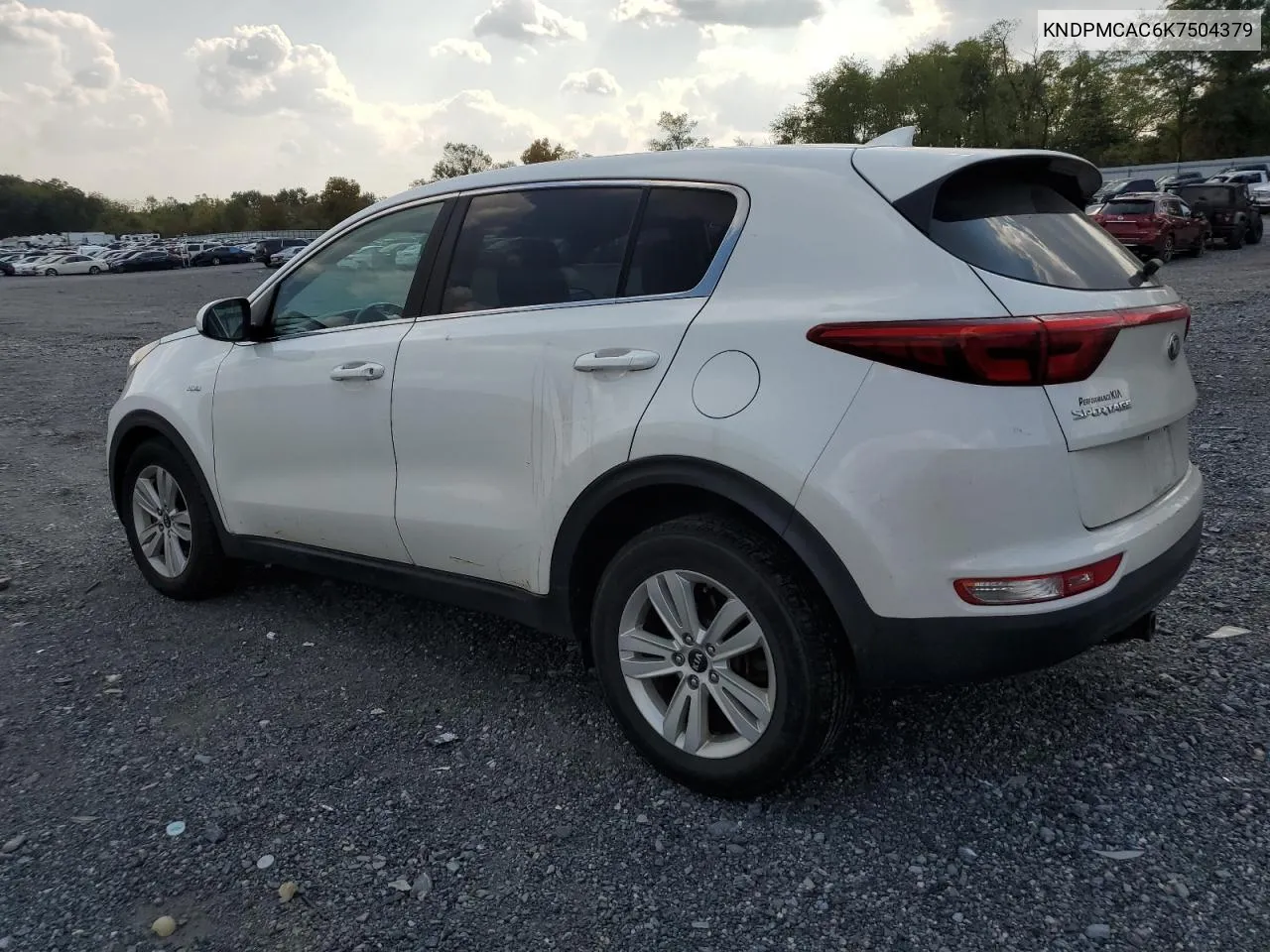 2019 Kia Sportage Lx VIN: KNDPMCAC6K7504379 Lot: 72613244