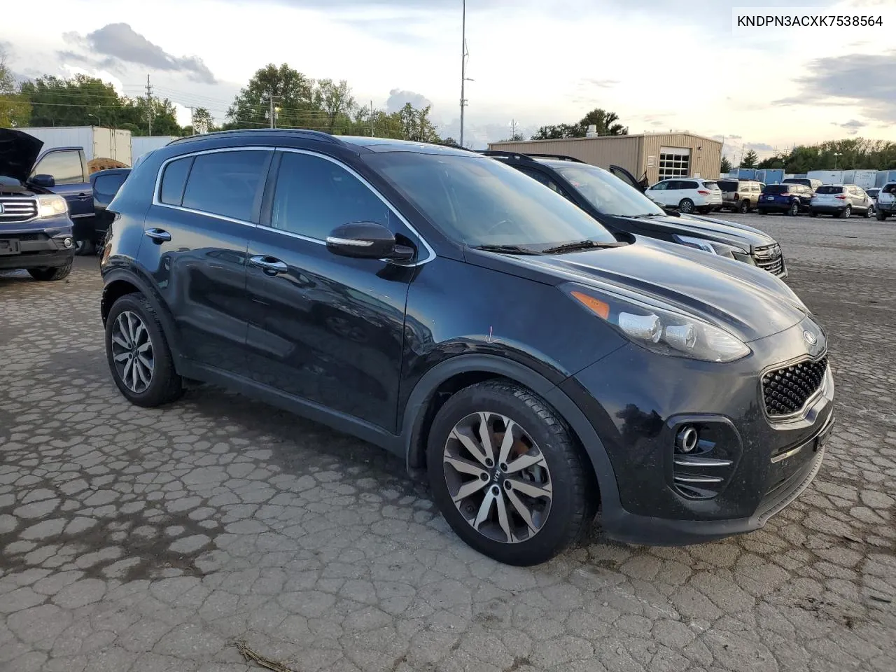 2019 Kia Sportage Ex VIN: KNDPN3ACXK7538564 Lot: 72689324