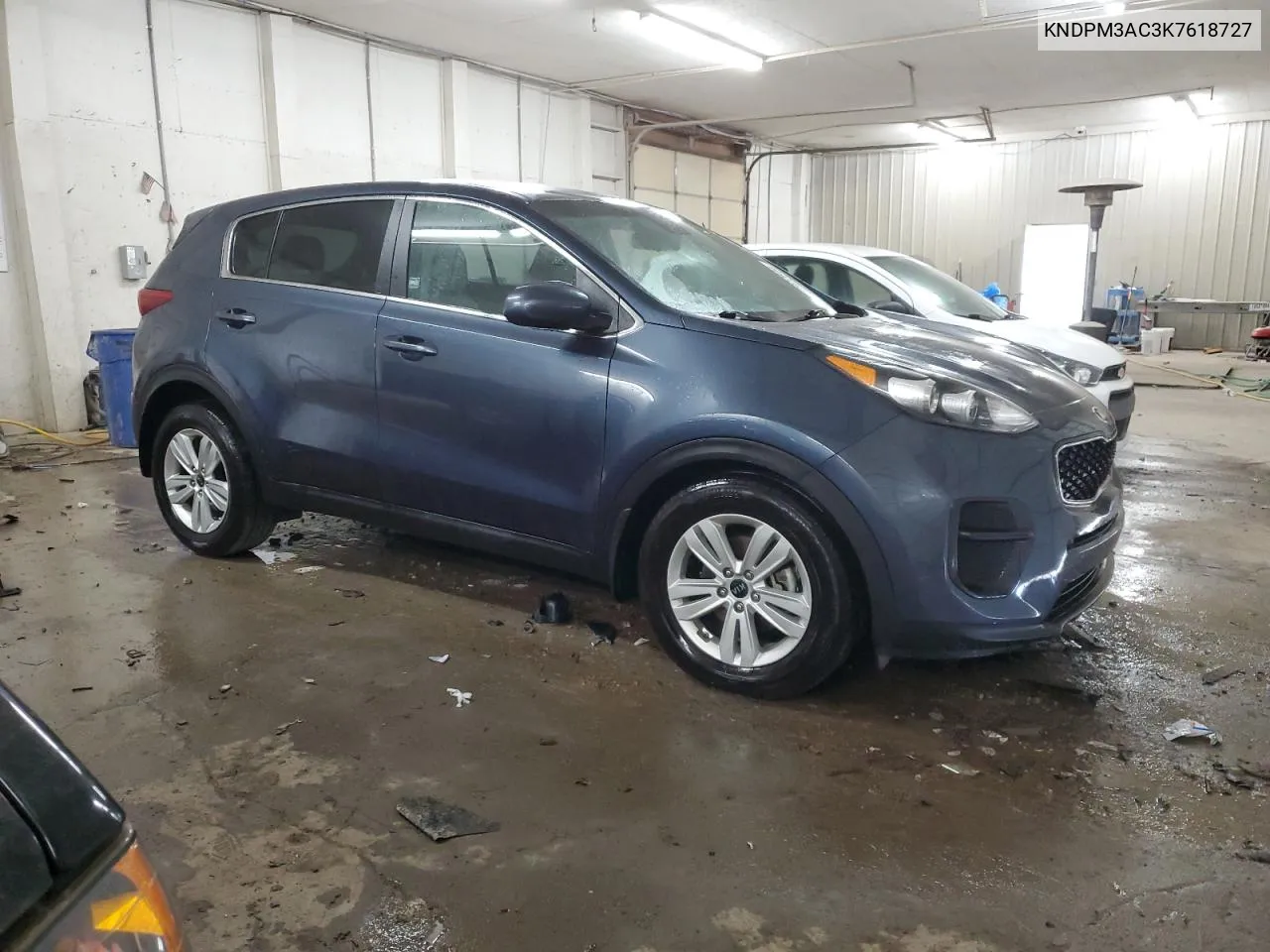 KNDPM3AC3K7618727 2019 Kia Sportage Lx