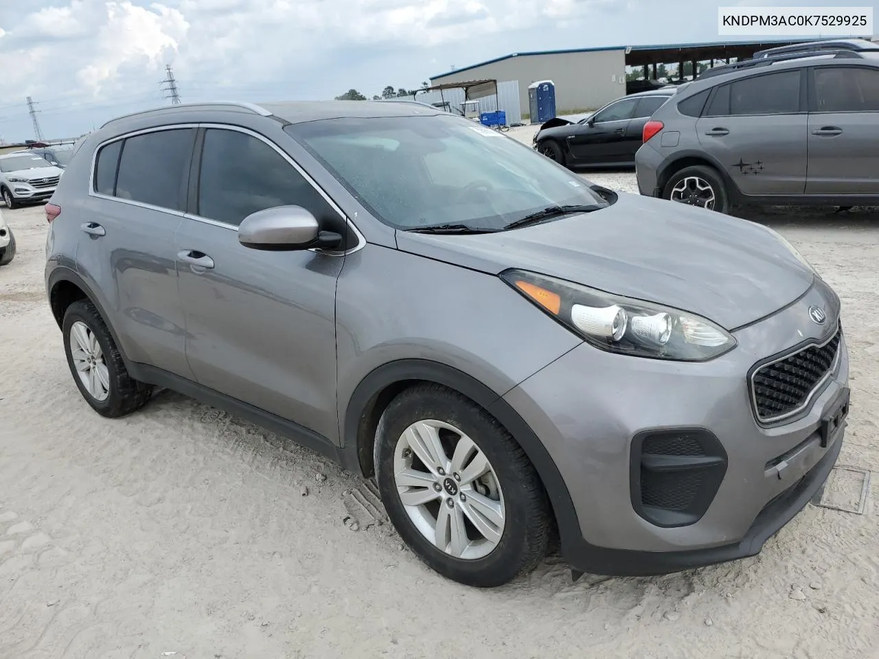 2019 Kia Sportage Lx VIN: KNDPM3AC0K7529925 Lot: 72935274