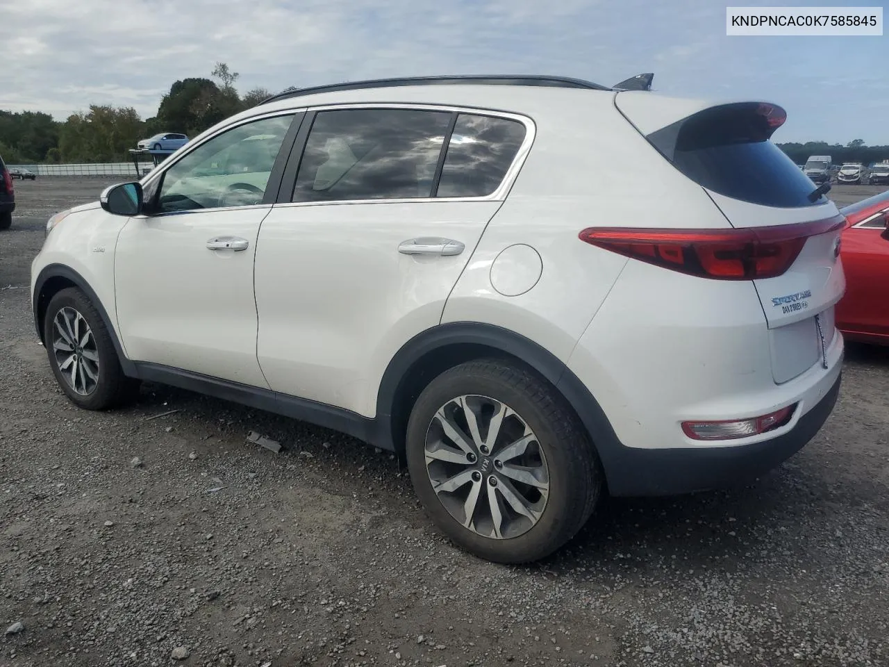 2019 Kia Sportage Ex VIN: KNDPNCAC0K7585845 Lot: 72953594