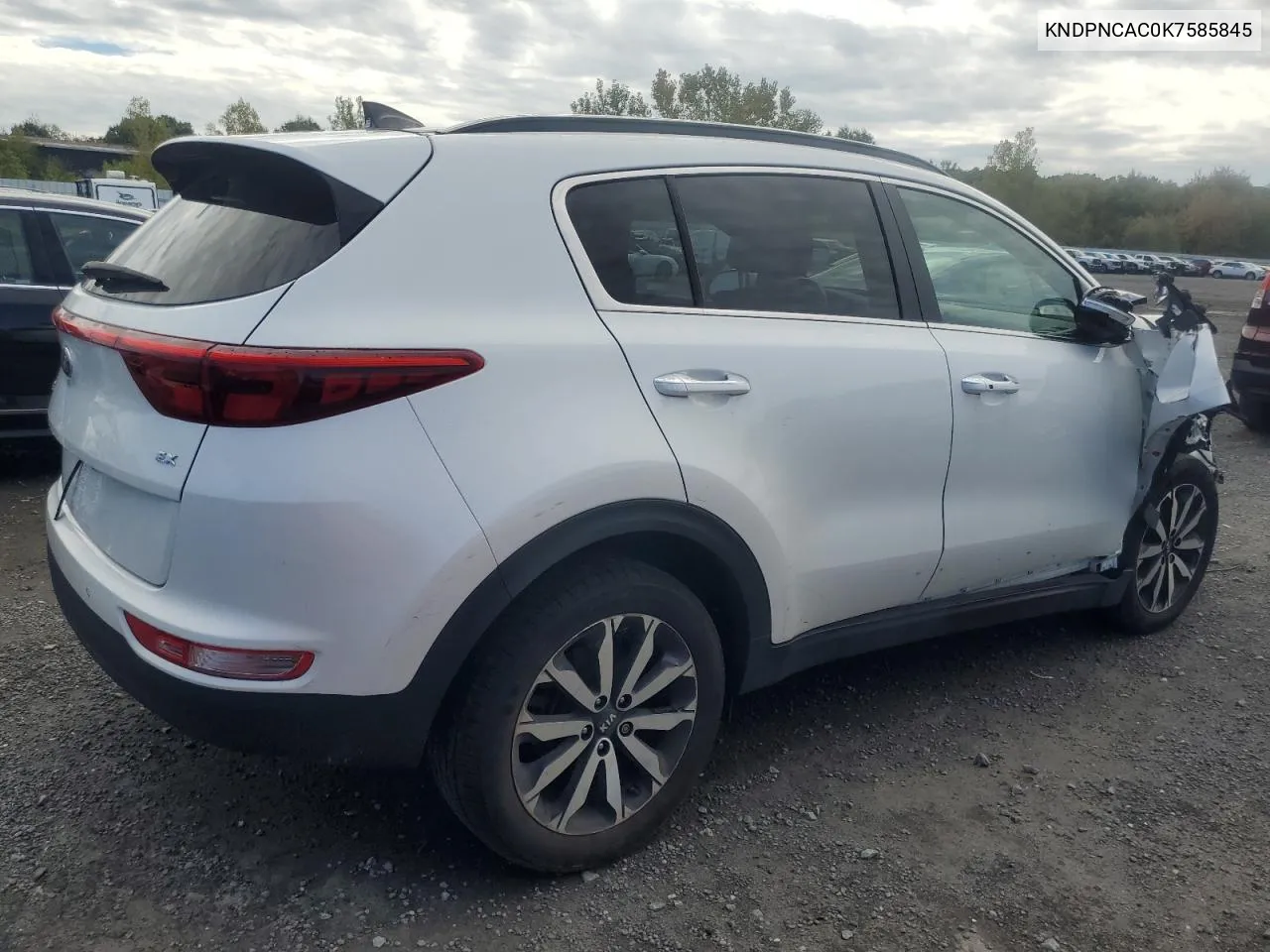 2019 Kia Sportage Ex VIN: KNDPNCAC0K7585845 Lot: 72953594