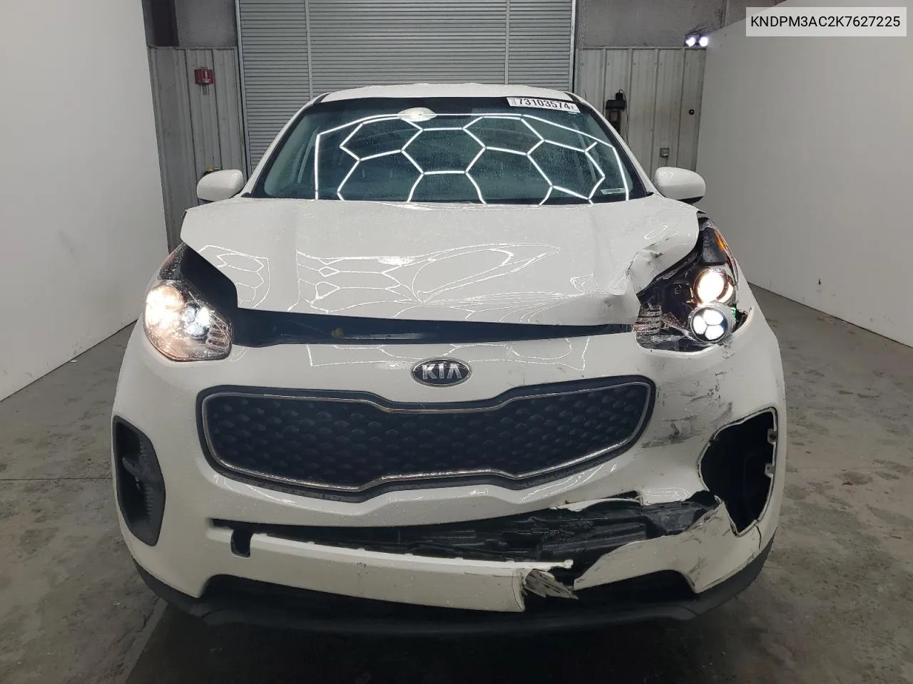 2019 Kia Sportage Lx VIN: KNDPM3AC2K7627225 Lot: 73103574