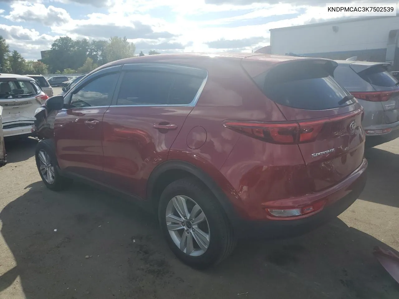 2019 Kia Sportage Lx VIN: KNDPMCAC3K7502539 Lot: 73482924