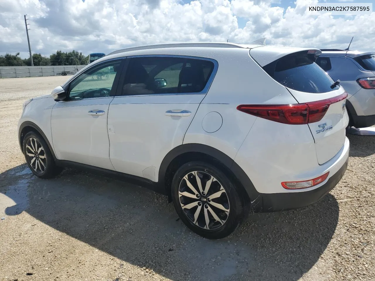 2019 Kia Sportage Ex VIN: KNDPN3AC2K7587595 Lot: 73716814