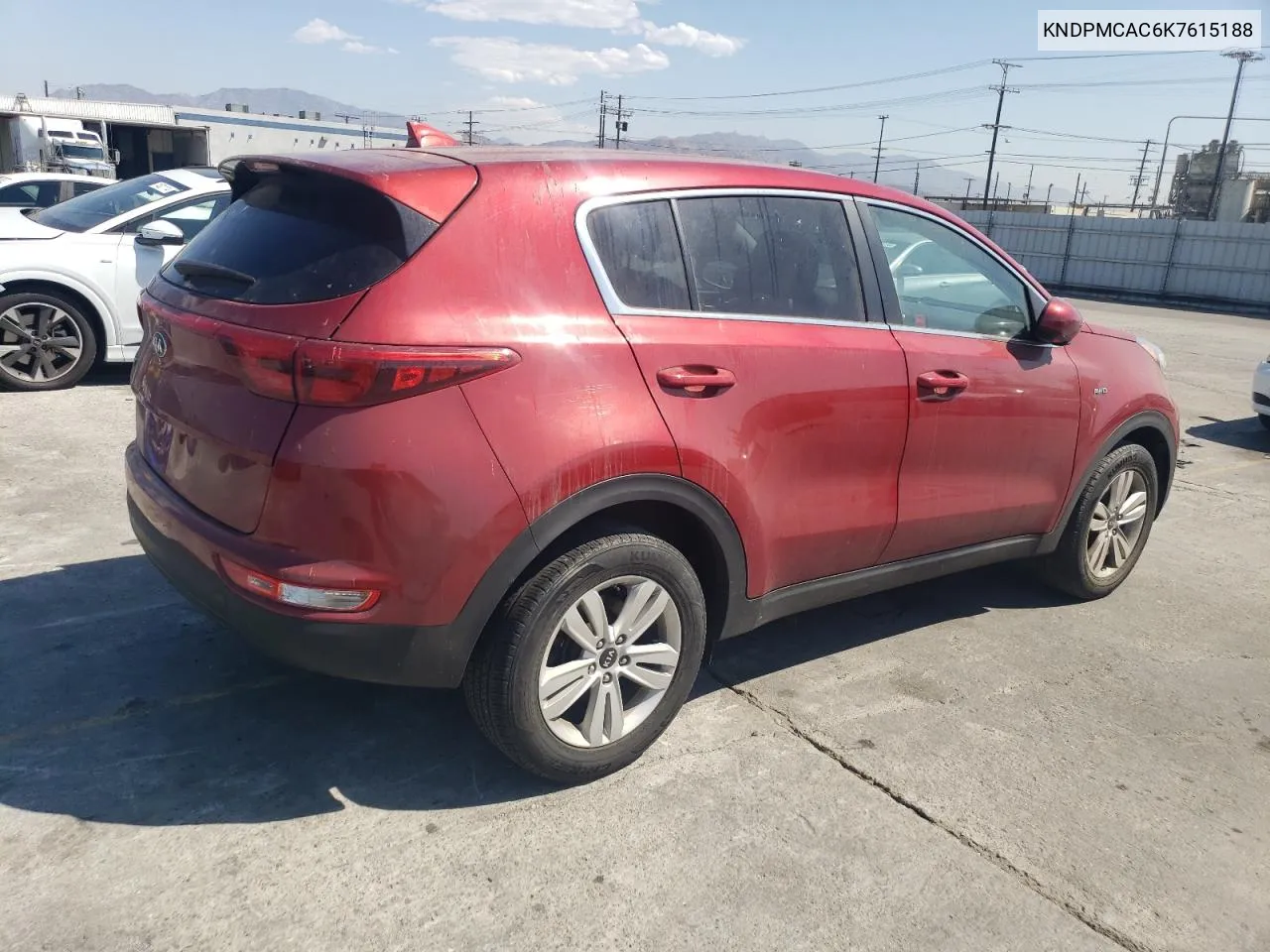 2019 Kia Sportage Lx VIN: KNDPMCAC6K7615188 Lot: 73769954