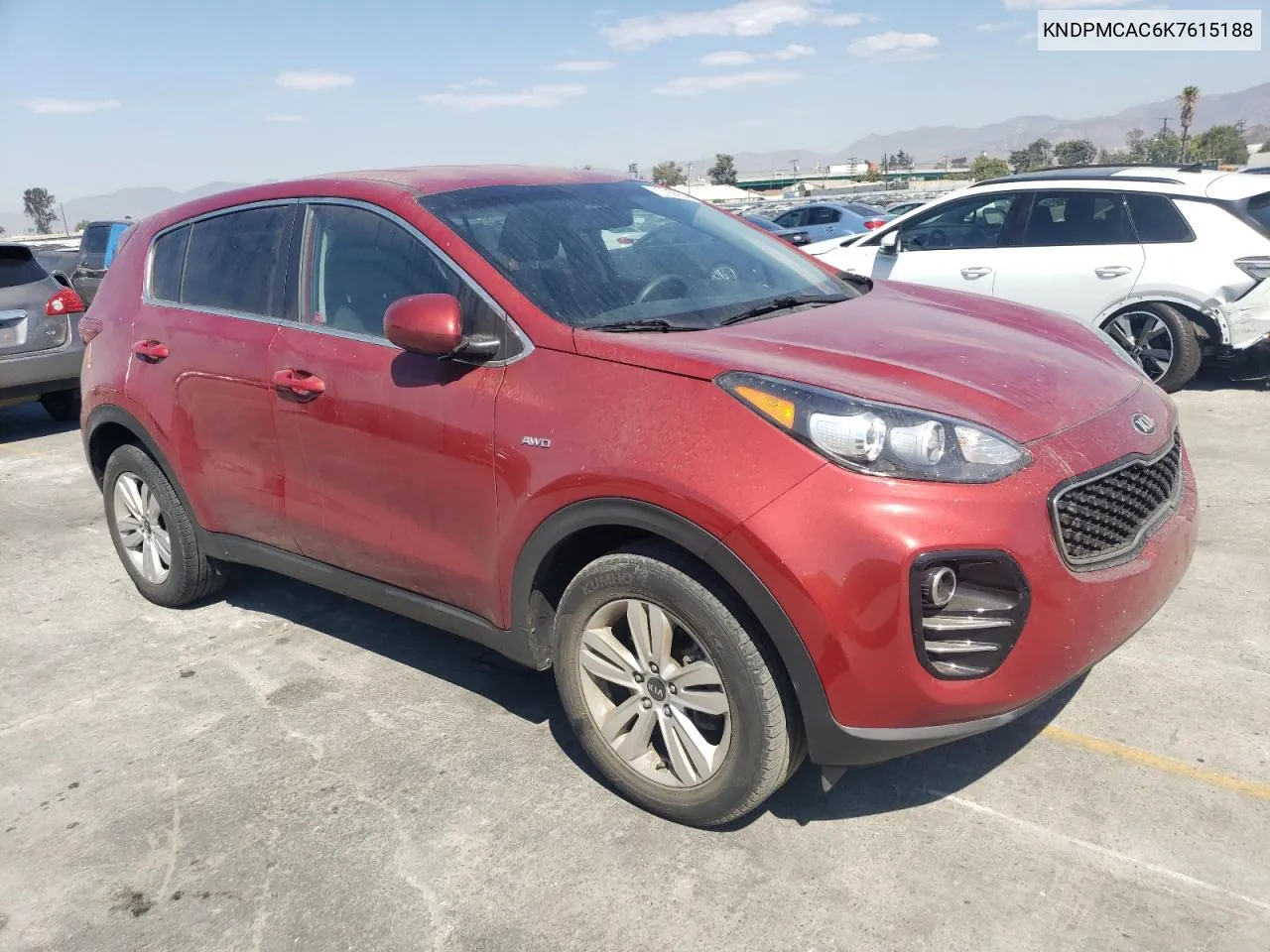 2019 Kia Sportage Lx VIN: KNDPMCAC6K7615188 Lot: 73769954