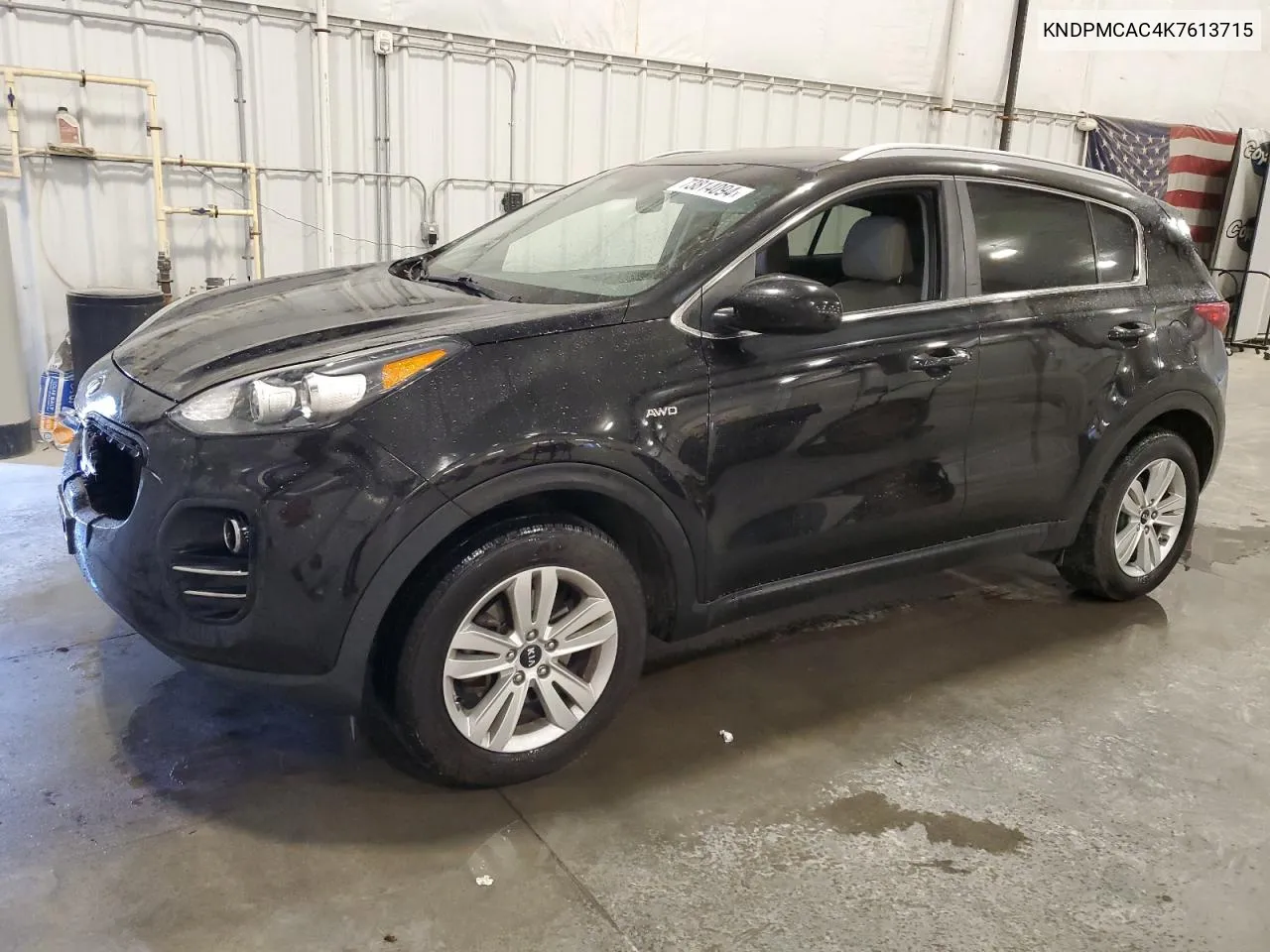 2019 Kia Sportage Lx VIN: KNDPMCAC4K7613715 Lot: 73814094