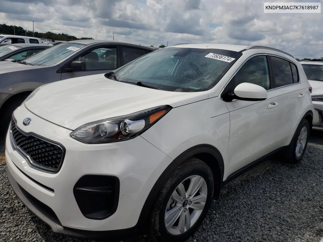 2019 Kia Sportage Lx VIN: KNDPM3AC7K7618987 Lot: 73936174