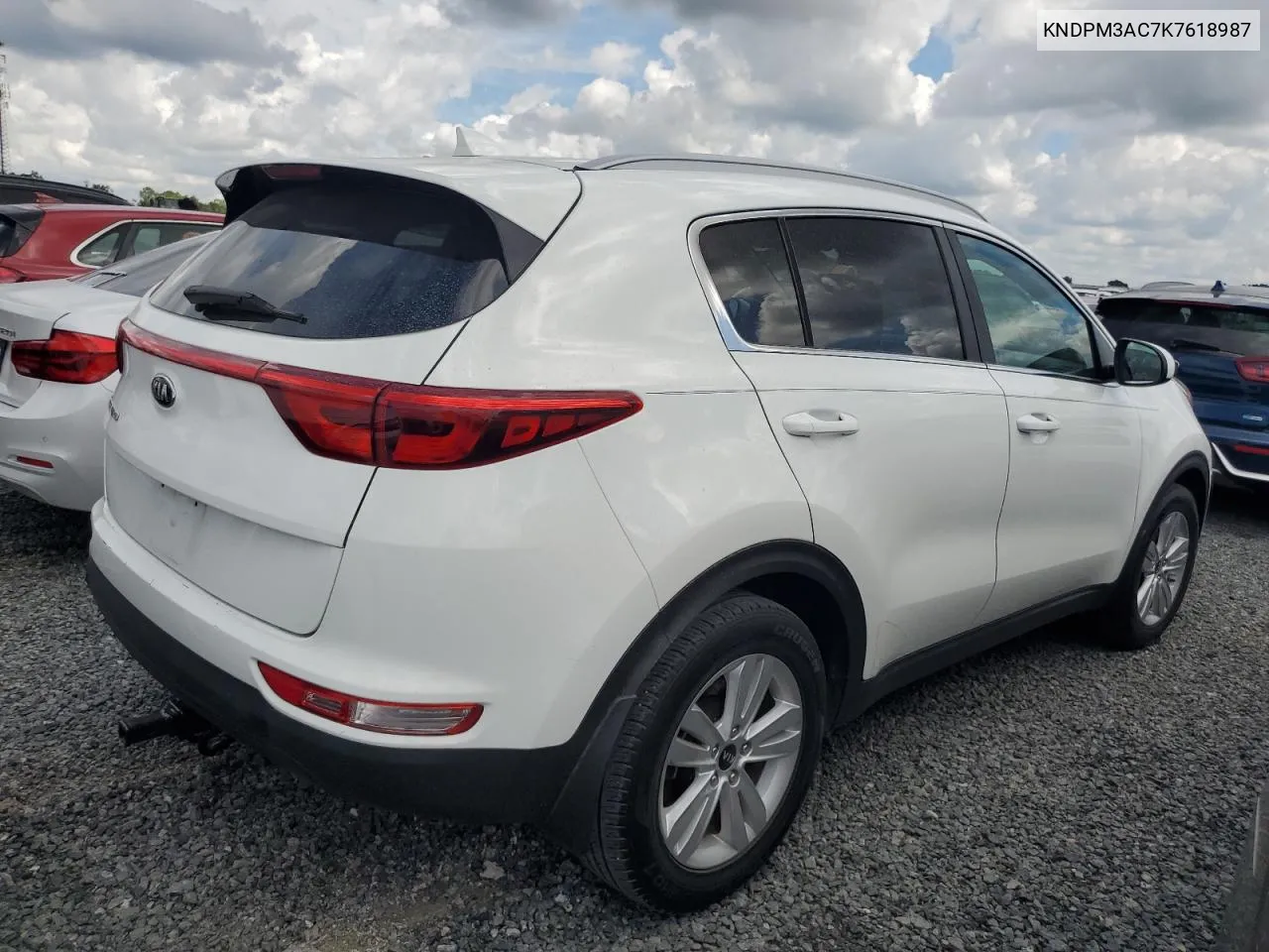 2019 Kia Sportage Lx VIN: KNDPM3AC7K7618987 Lot: 73936174