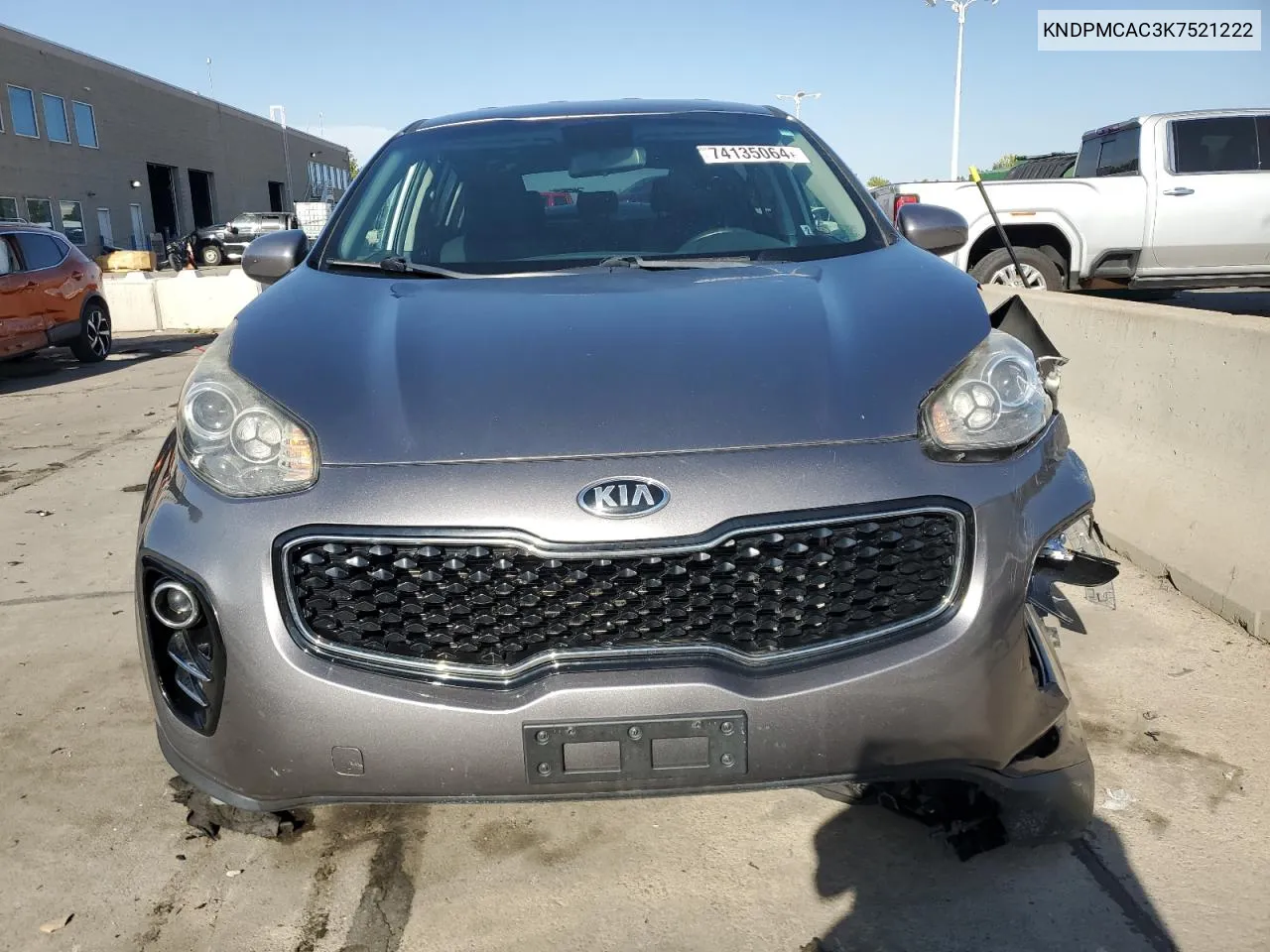 2019 Kia Sportage Lx VIN: KNDPMCAC3K7521222 Lot: 74135064