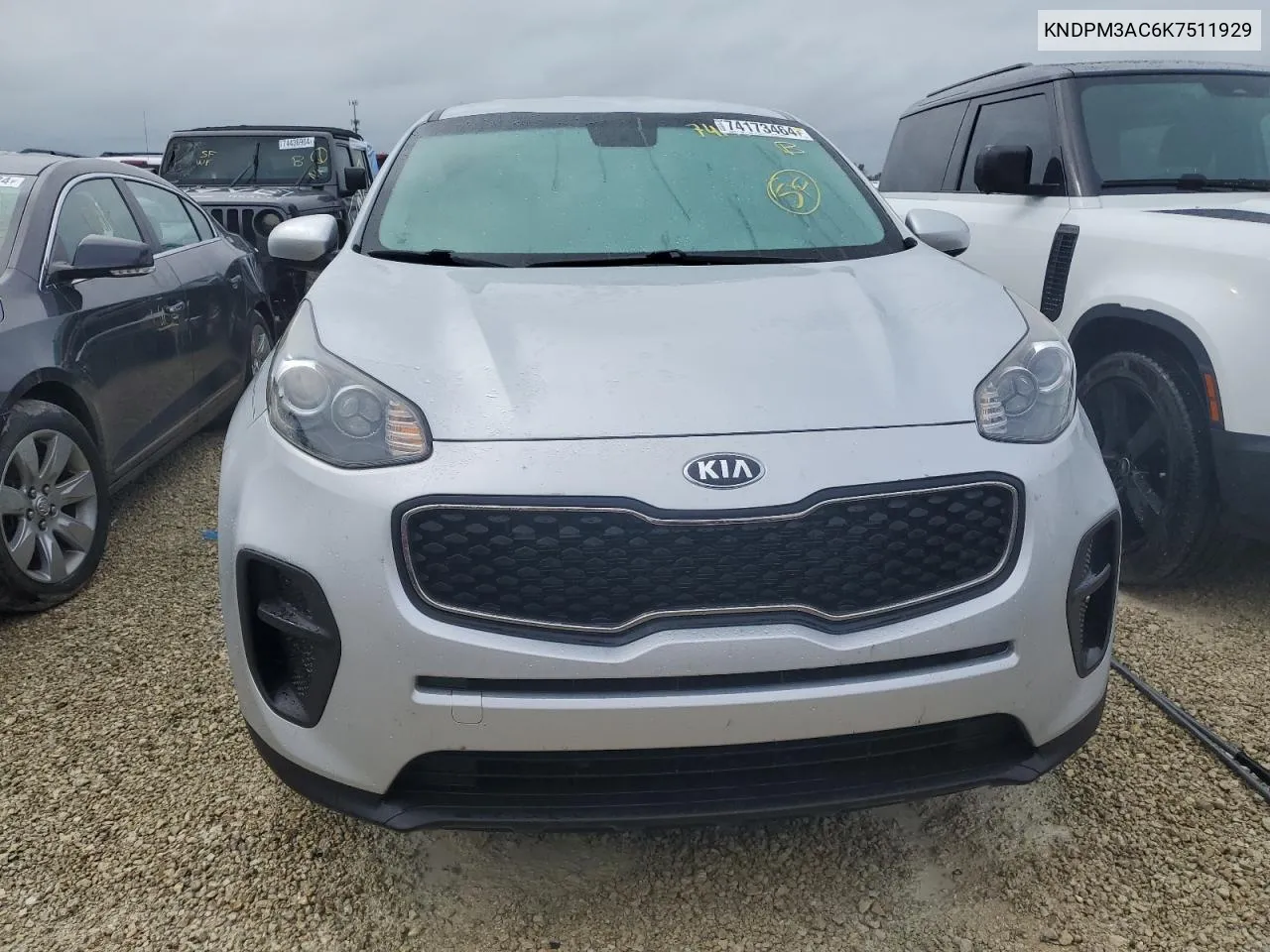 2019 Kia Sportage Lx VIN: KNDPM3AC6K7511929 Lot: 74173464