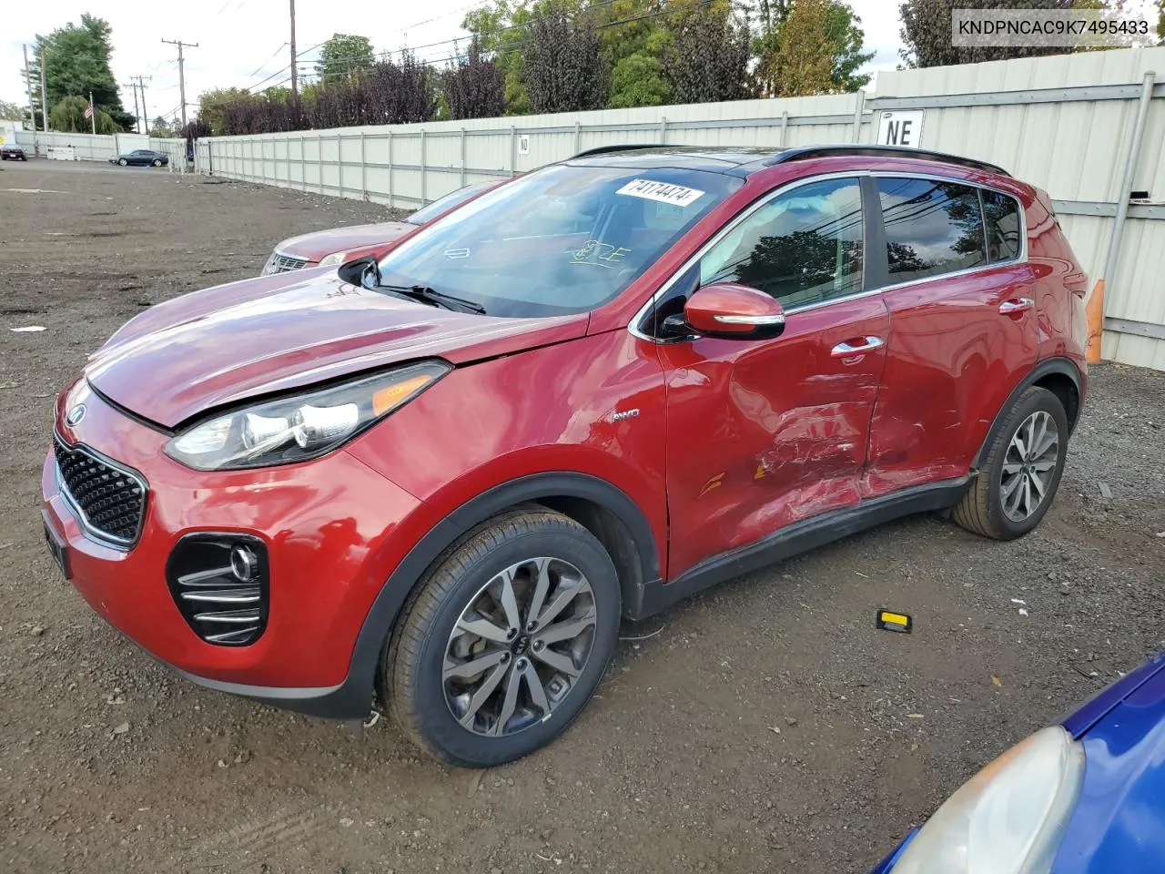 KNDPNCAC9K7495433 2019 Kia Sportage Ex