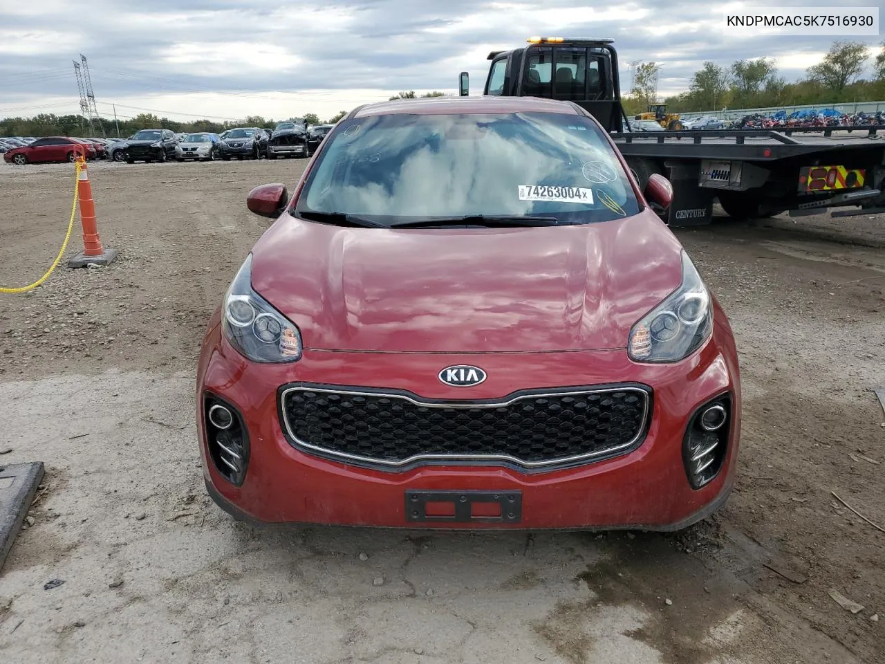 KNDPMCAC5K7516930 2019 Kia Sportage Lx